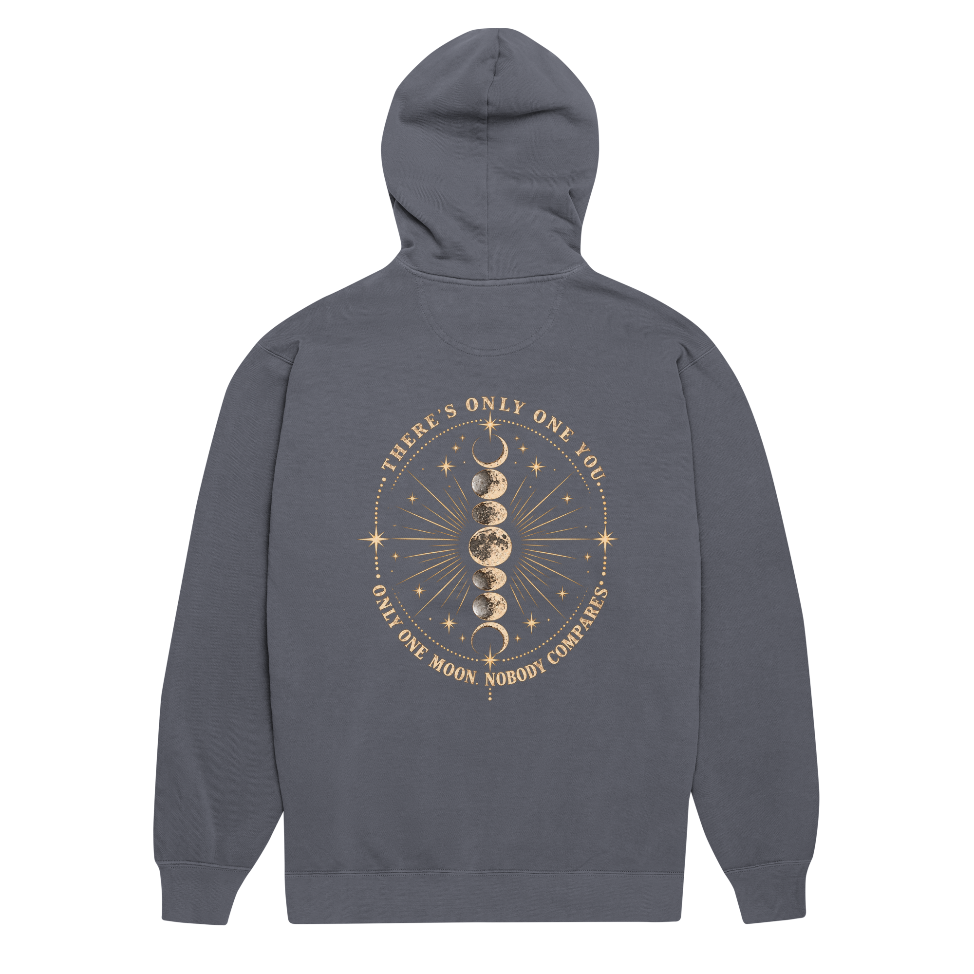 My Moon HOODIE SNOB front/ back Unisex garment-dyed hoodie - Image 54