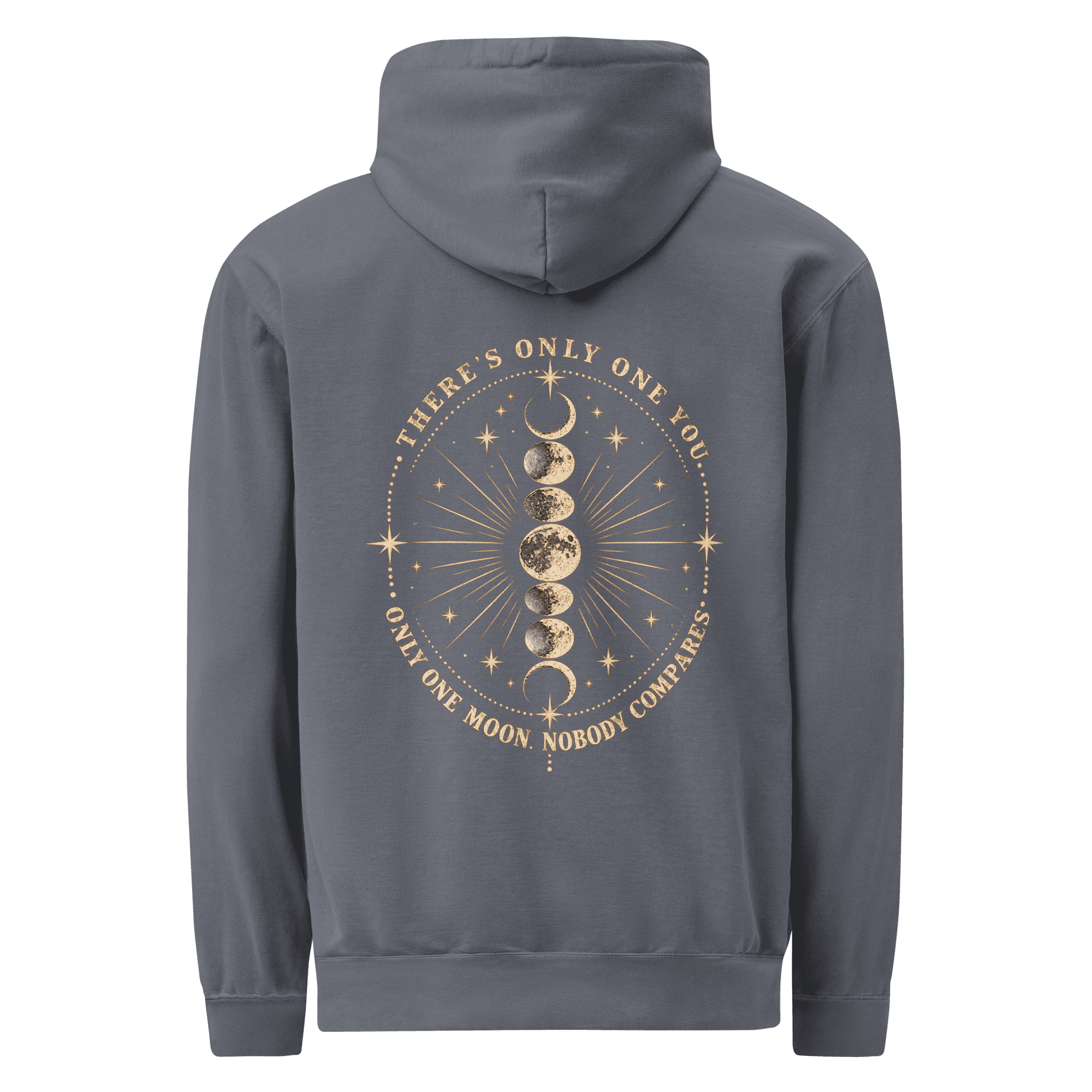 My Moon HOODIE SNOB front/ back Unisex garment-dyed hoodie - Image 14