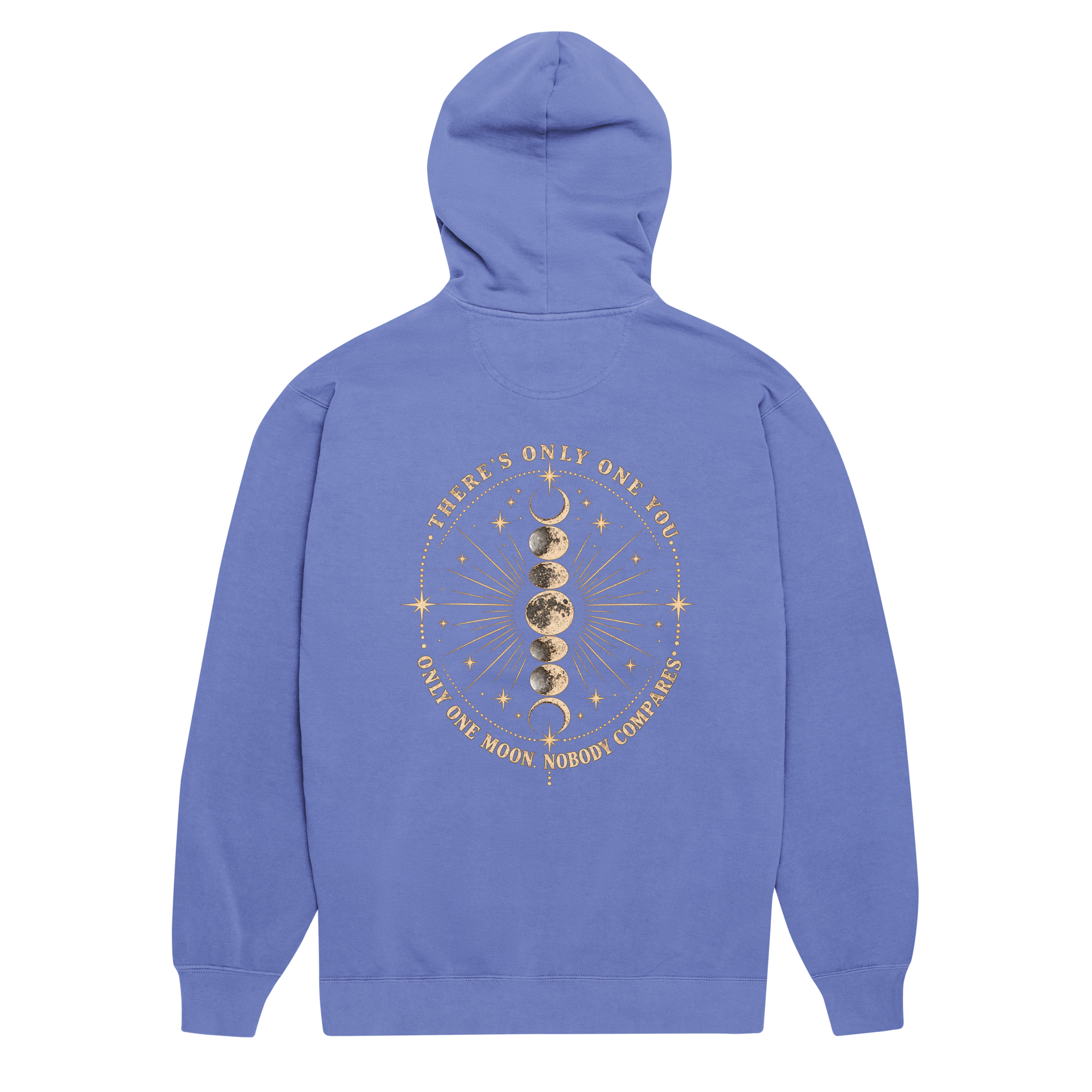 My Moon HOODIE SNOB front/ back Unisex garment-dyed hoodie - Image 57