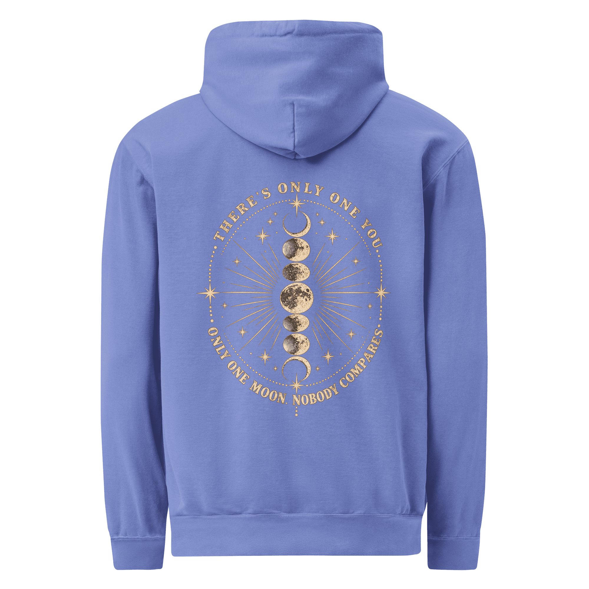 My Moon HOODIE SNOB front/ back Unisex garment-dyed hoodie - Image 17