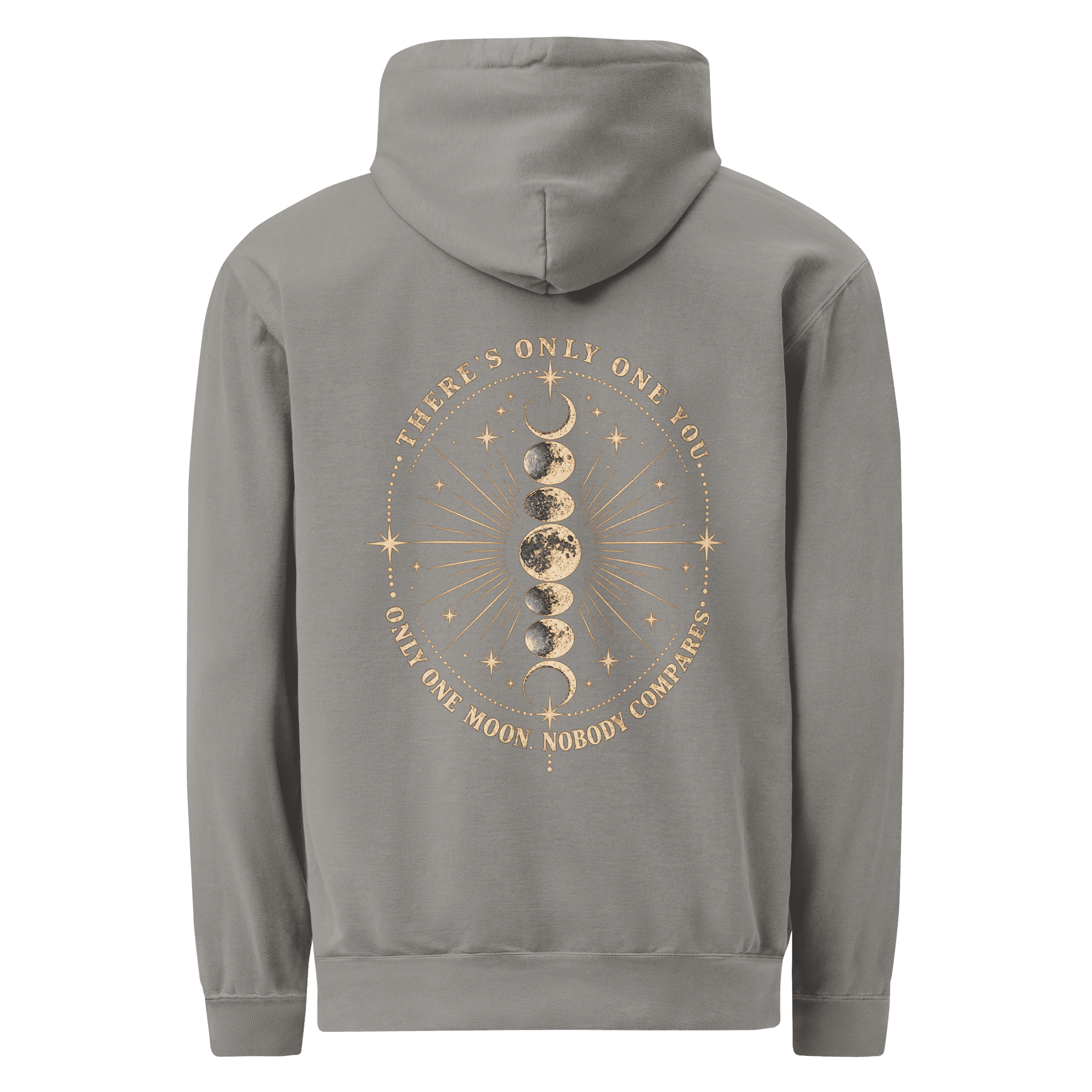 My Moon HOODIE SNOB front/ back Unisex garment-dyed hoodie - Image 18
