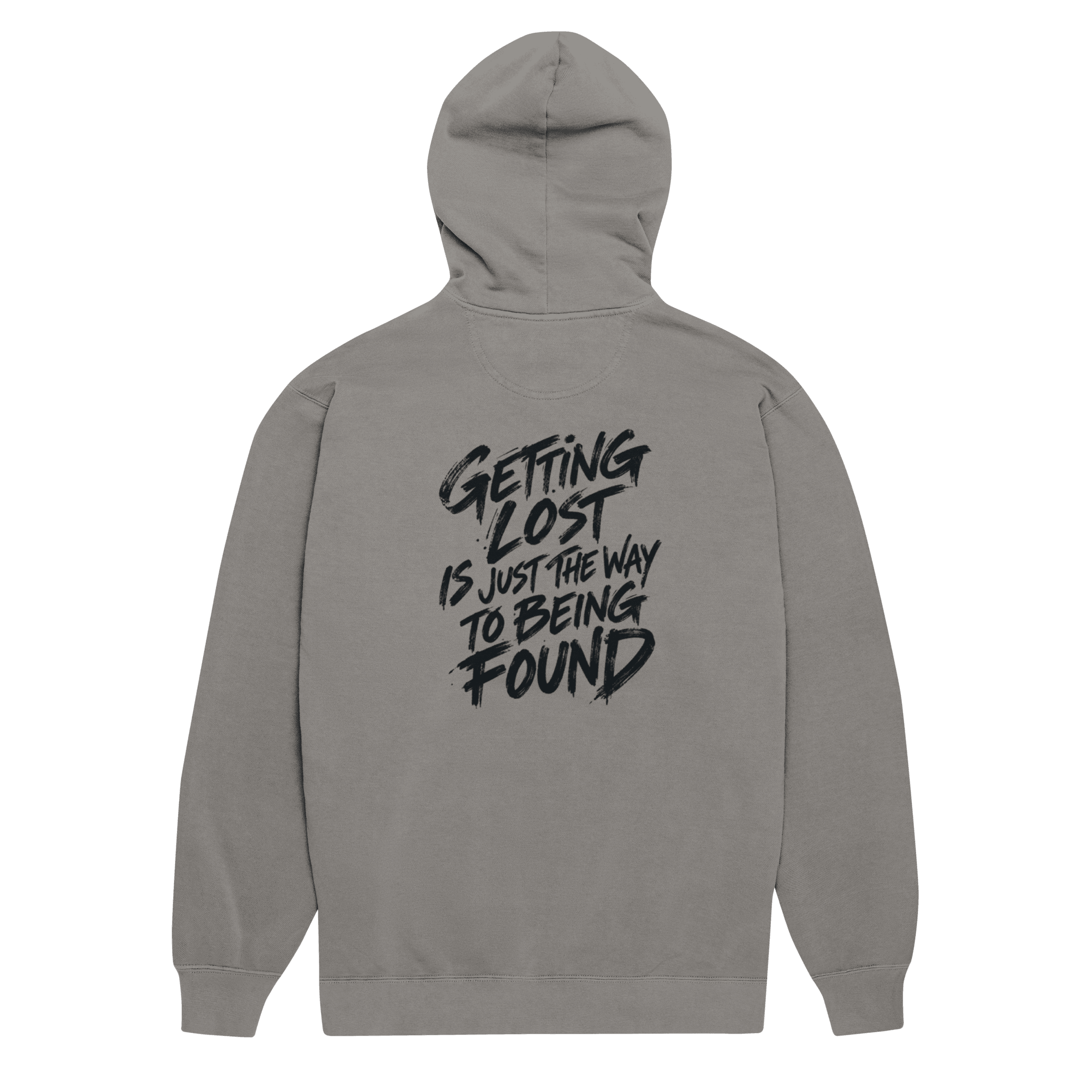 Learning to Let Go front/back HOODIE SNOB Unisex garment-dyed hoodie