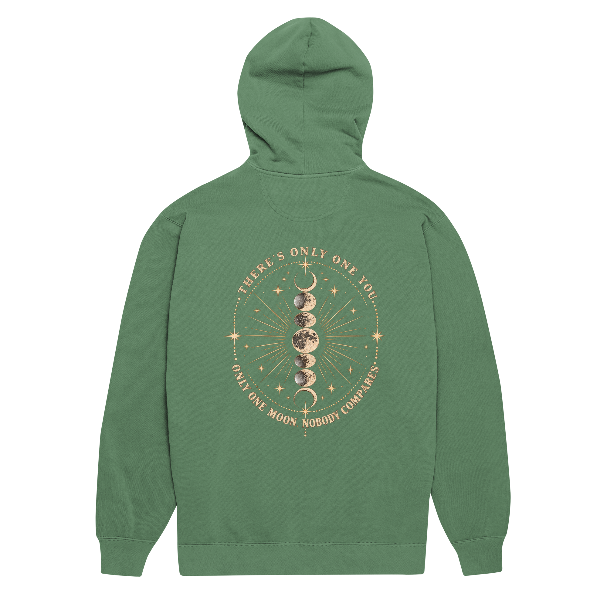 My Moon HOODIE SNOB front/ back Unisex garment-dyed hoodie - Image 56