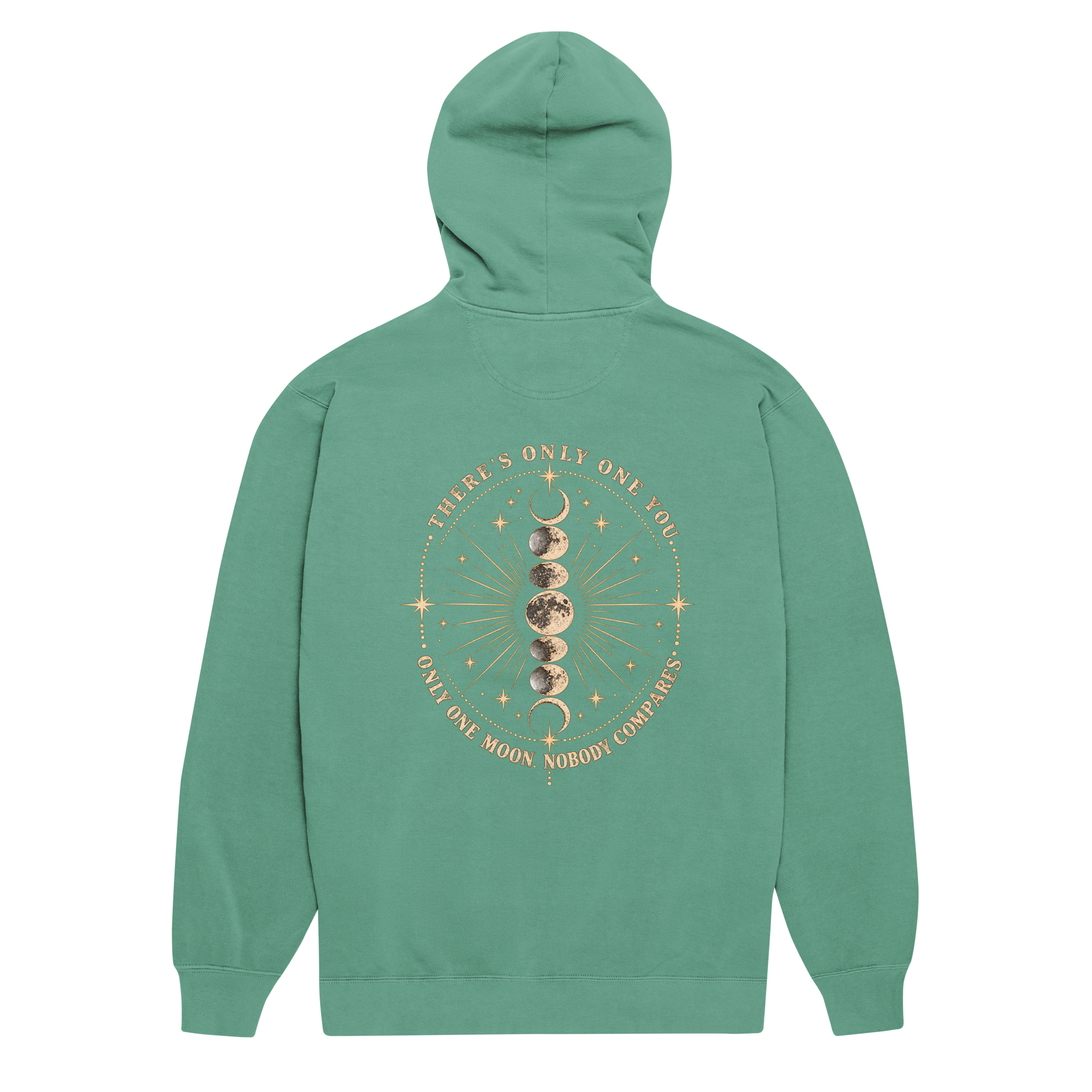 My Moon HOODIE SNOB front/ back Unisex garment-dyed hoodie - Image 60