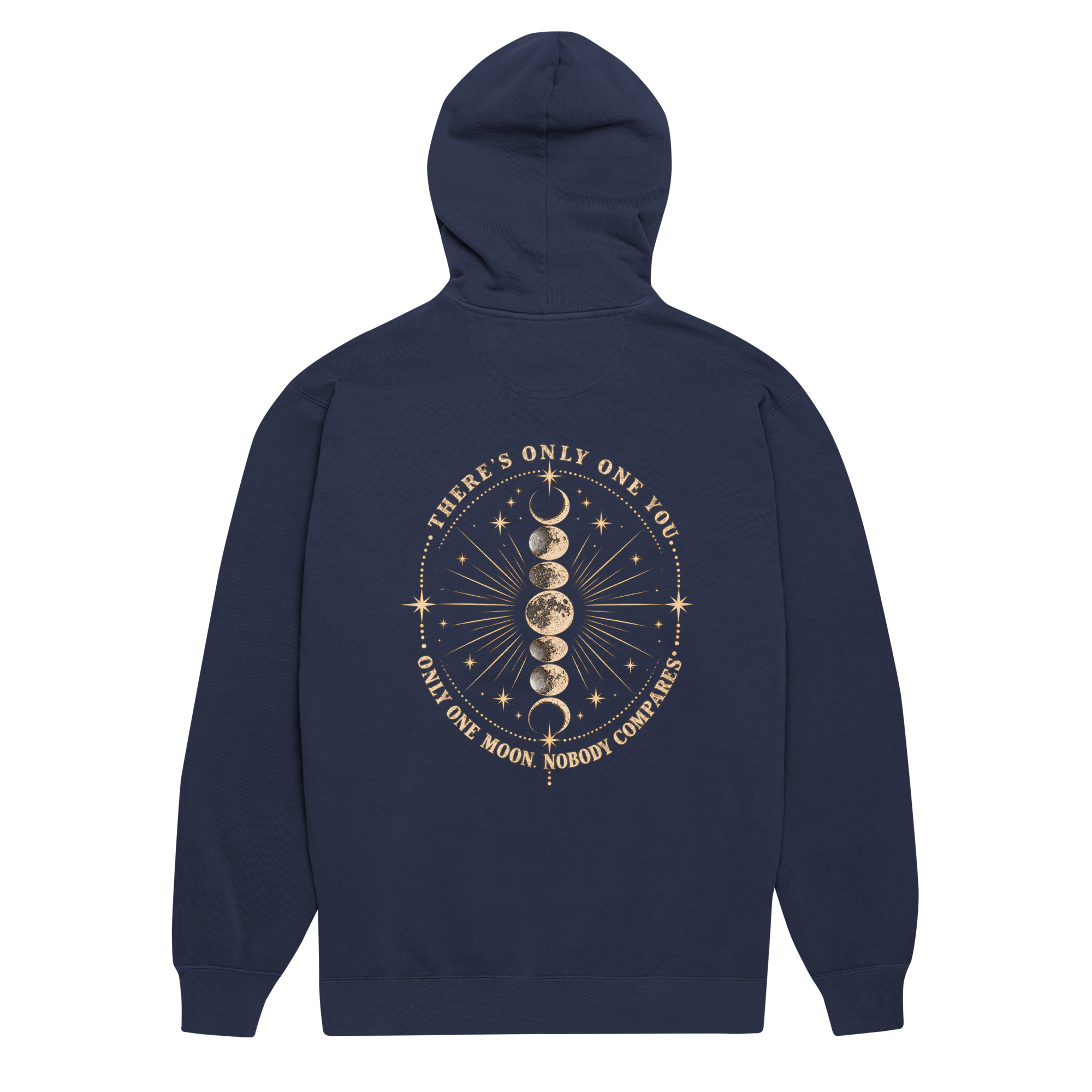 My Moon HOODIE SNOB front/ back Unisex garment-dyed hoodie - Image 51