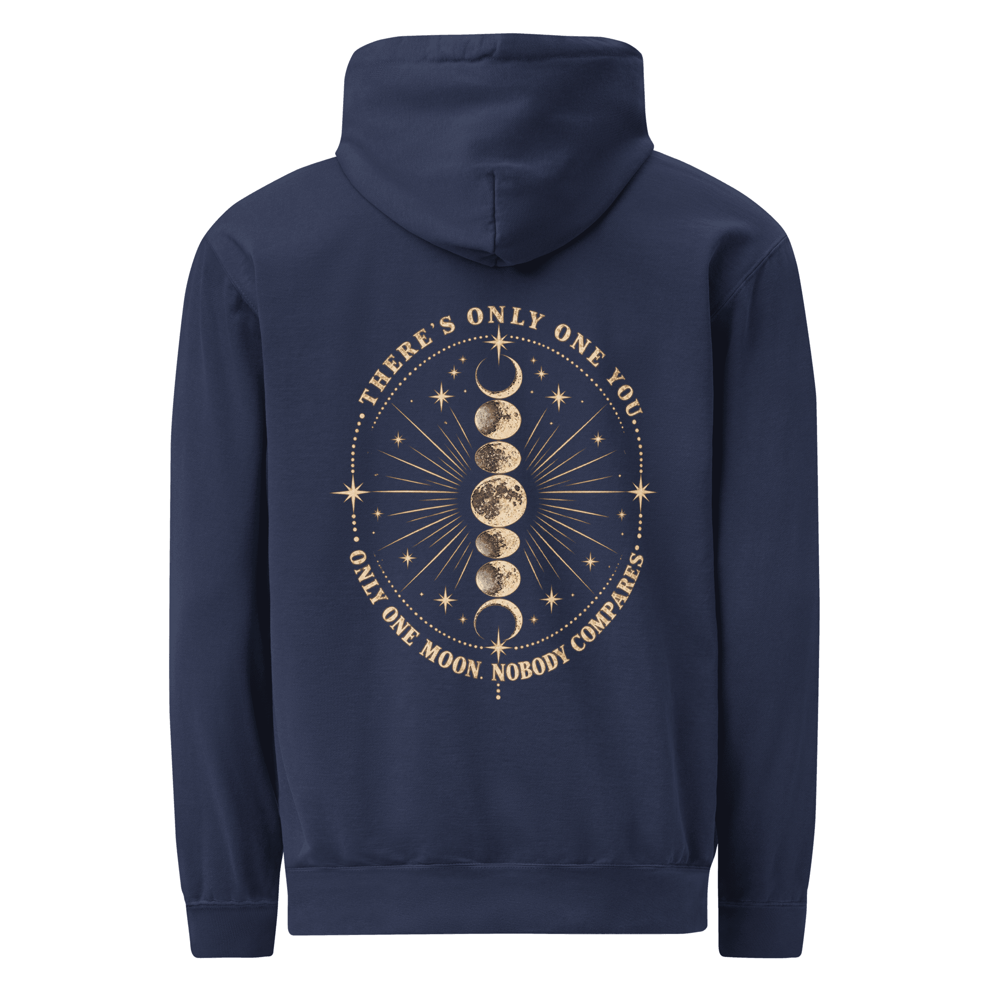 My Moon HOODIE SNOB front/ back Unisex garment-dyed hoodie - Image 12