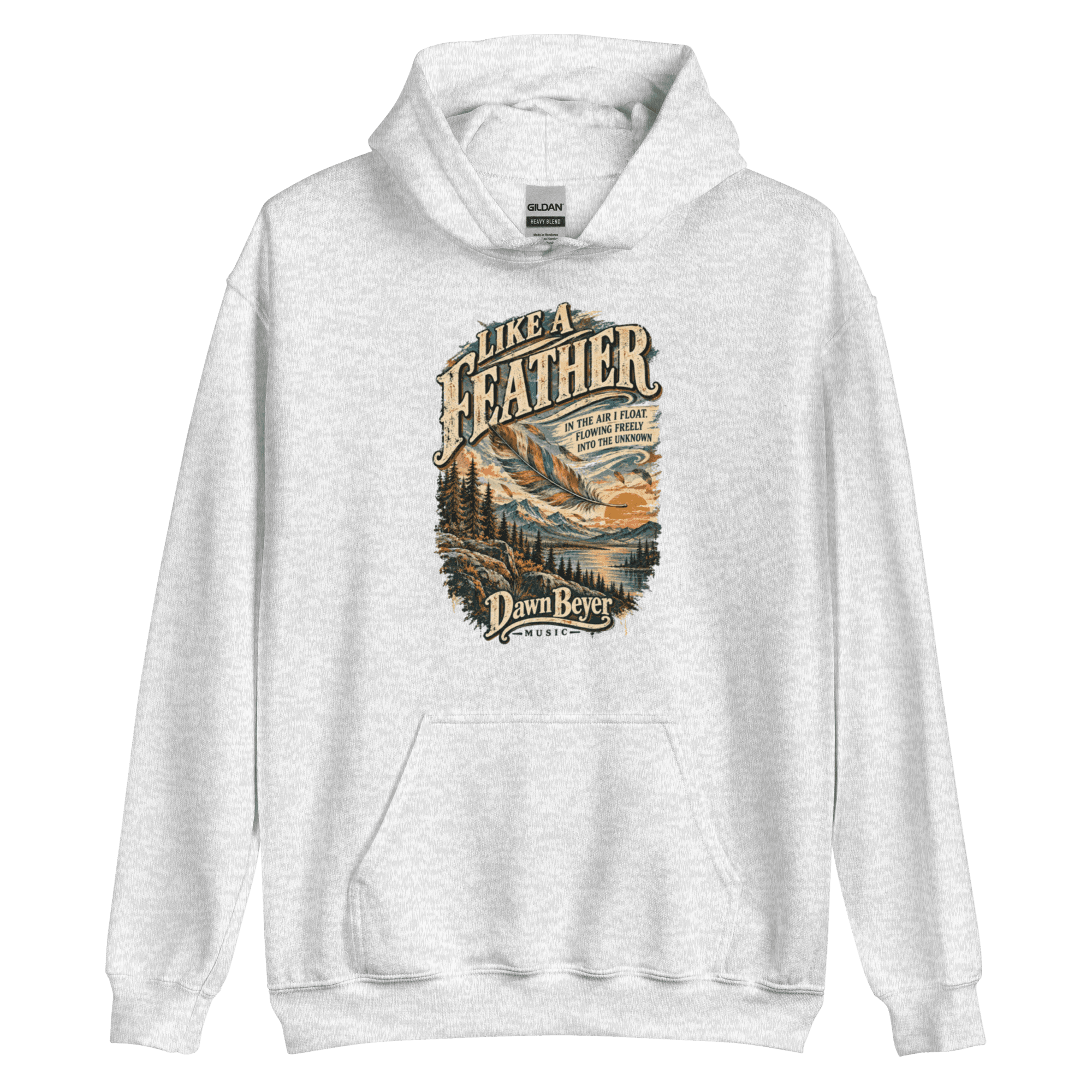 Like a Feather Unisex Hoodie - Image 35