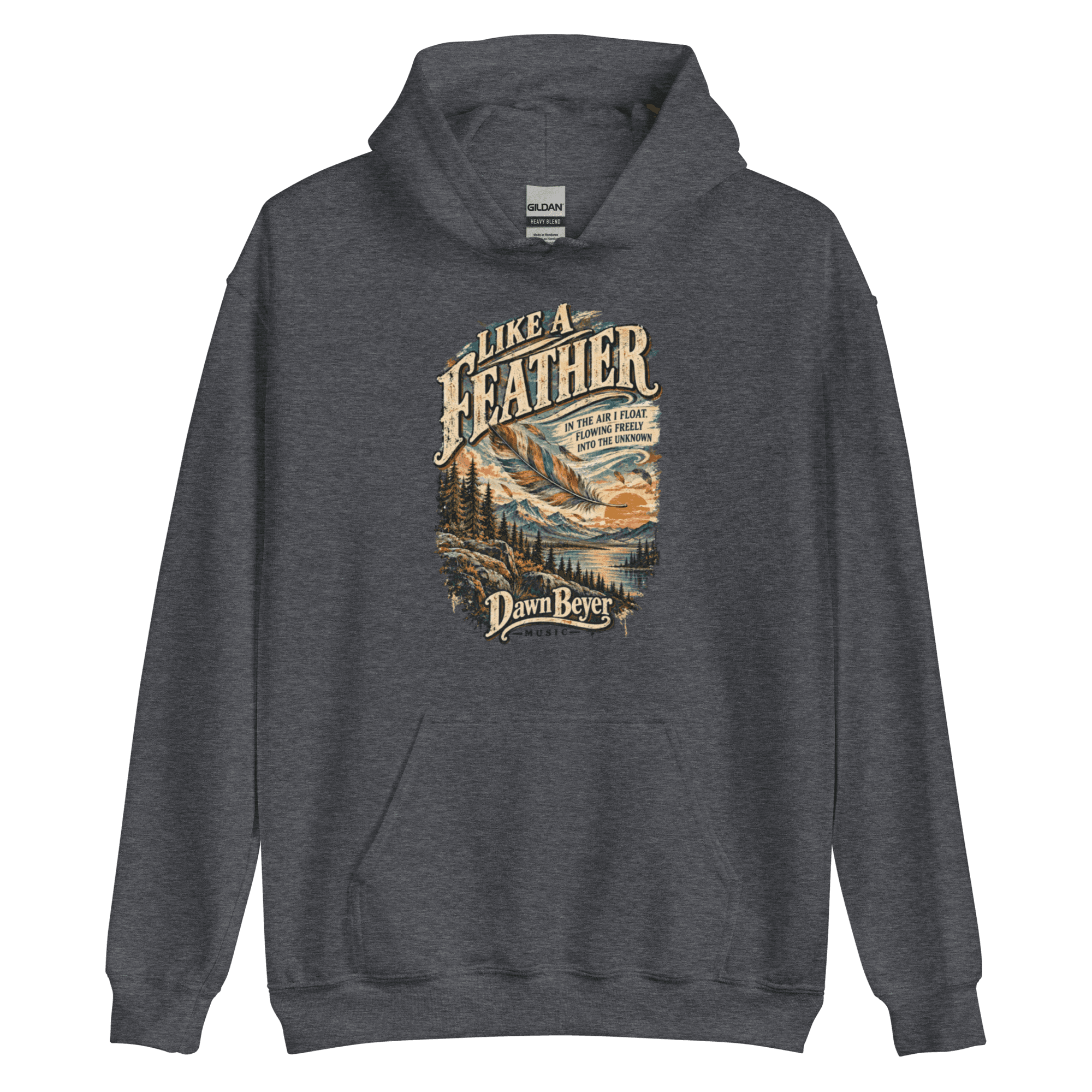 Like a Feather Unisex Hoodie - Image 30