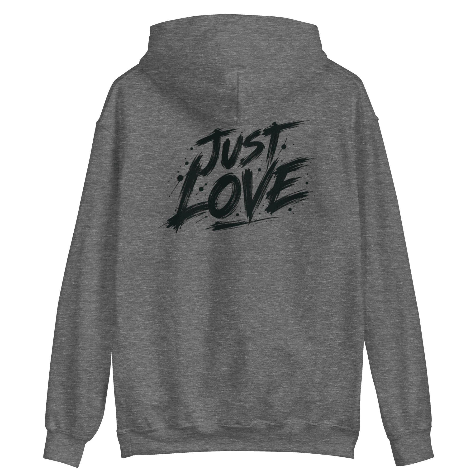 Just Love front/back Unisex Hoodie