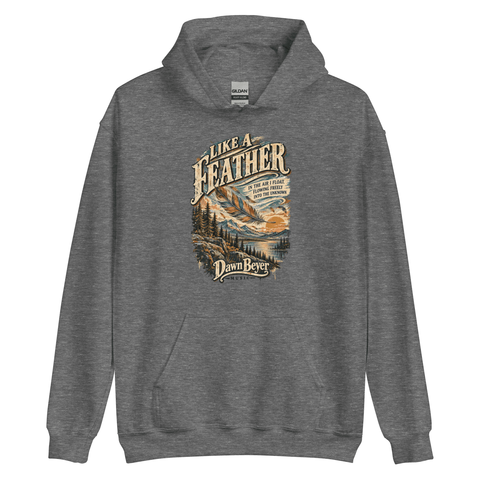 Like a Feather Unisex Hoodie - Image 32