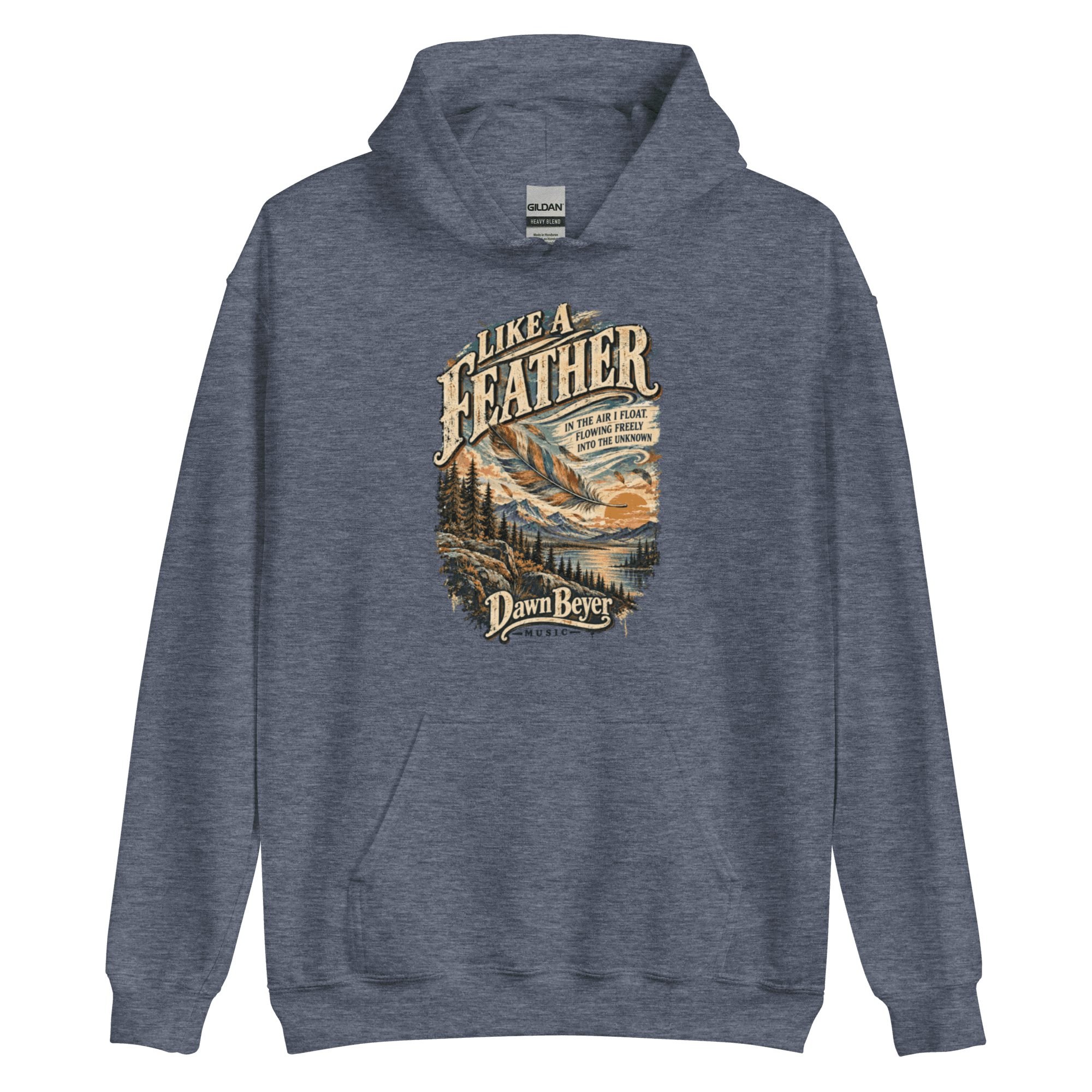 Like a Feather Unisex Hoodie - Image 31