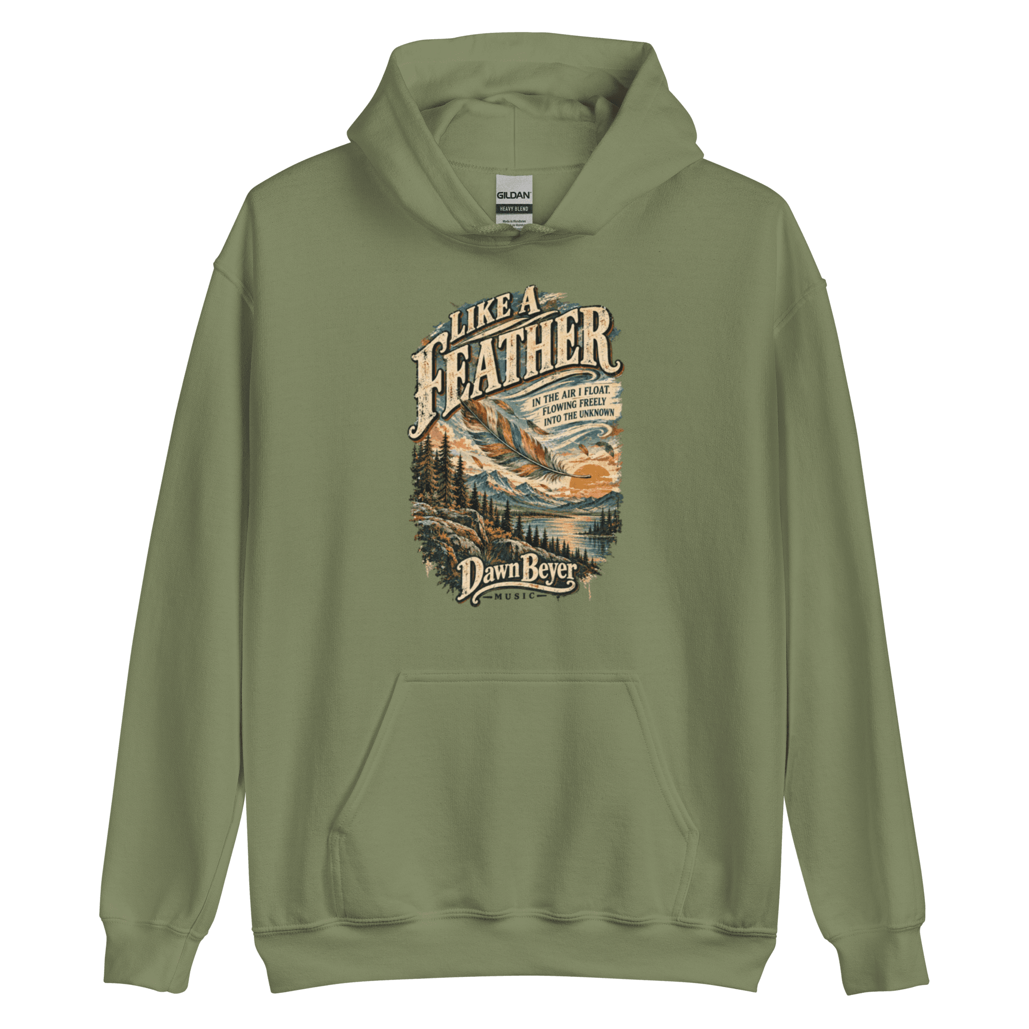 Like a Feather Unisex Hoodie - Image 33