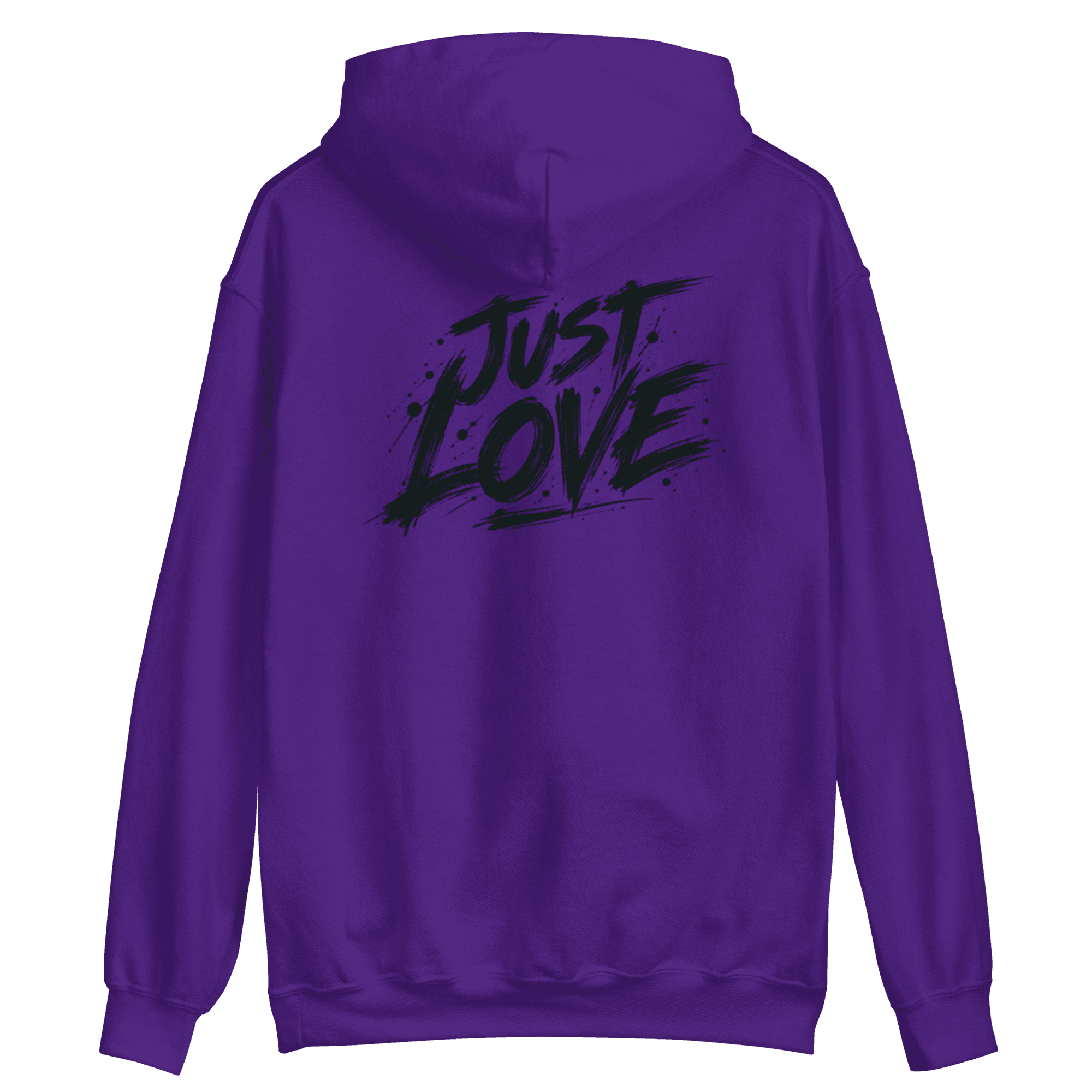 Just Love front/back Unisex Hoodie - Image 13