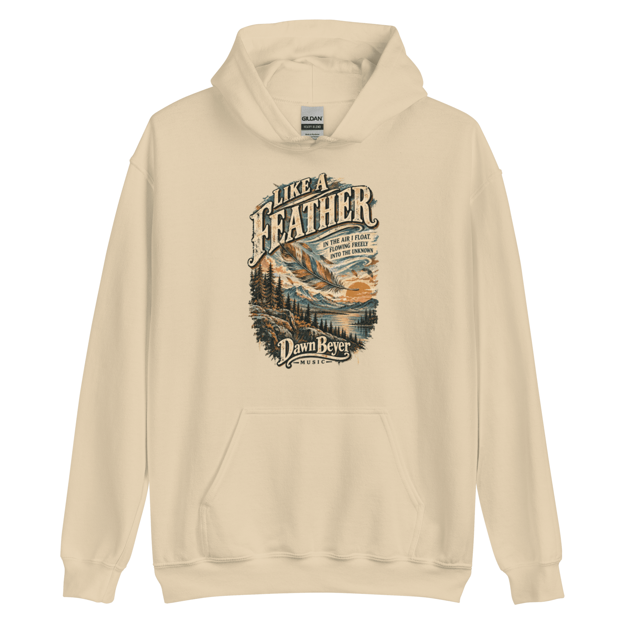 Like a Feather Unisex Hoodie - Image 34