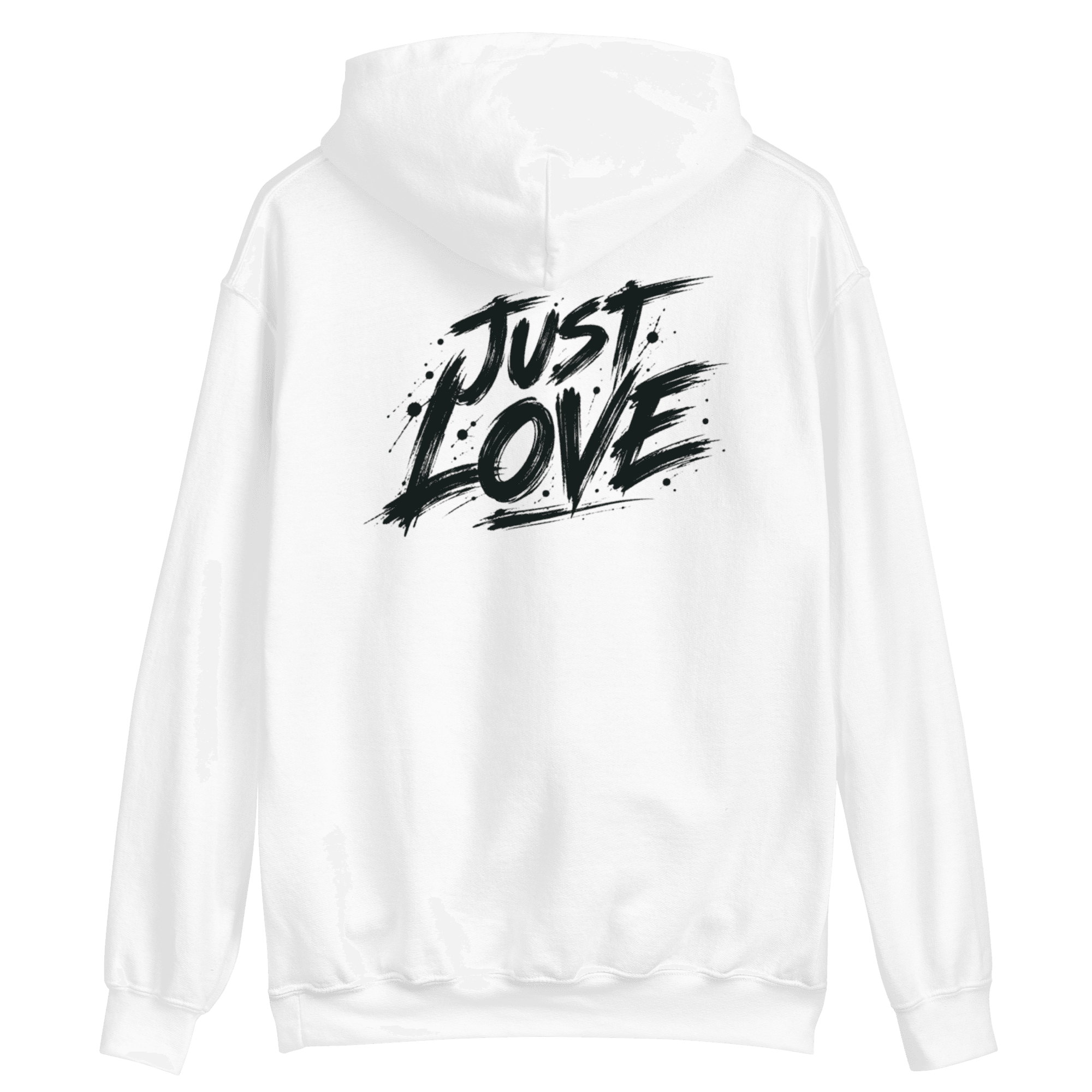 Just Love front/back Unisex Hoodie - Image 20