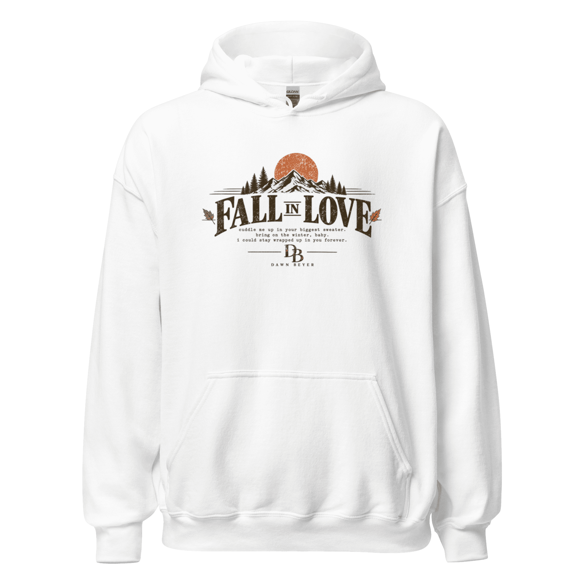 Fall in Love Unisex Hoodie - Image 4