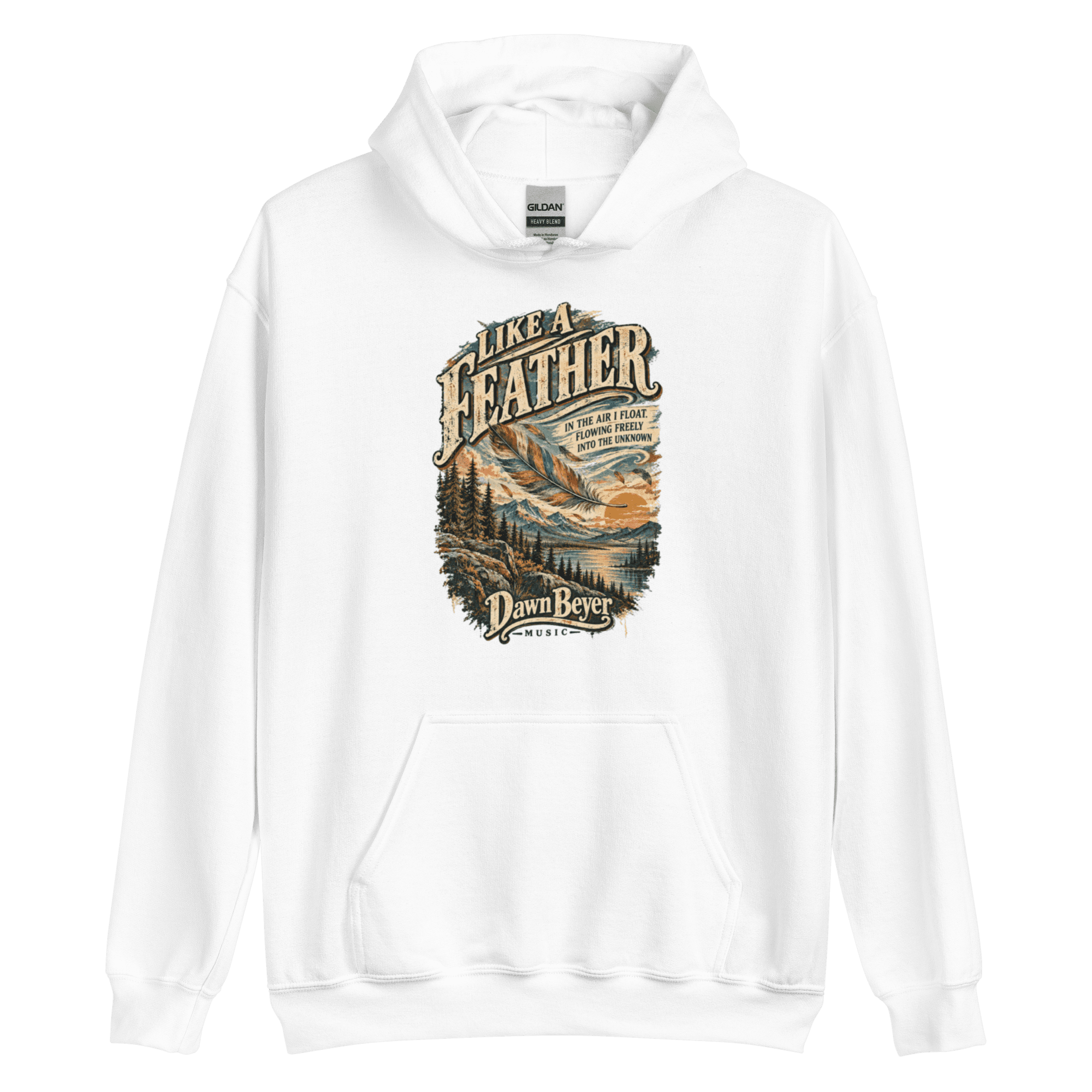Like a Feather Unisex Hoodie
