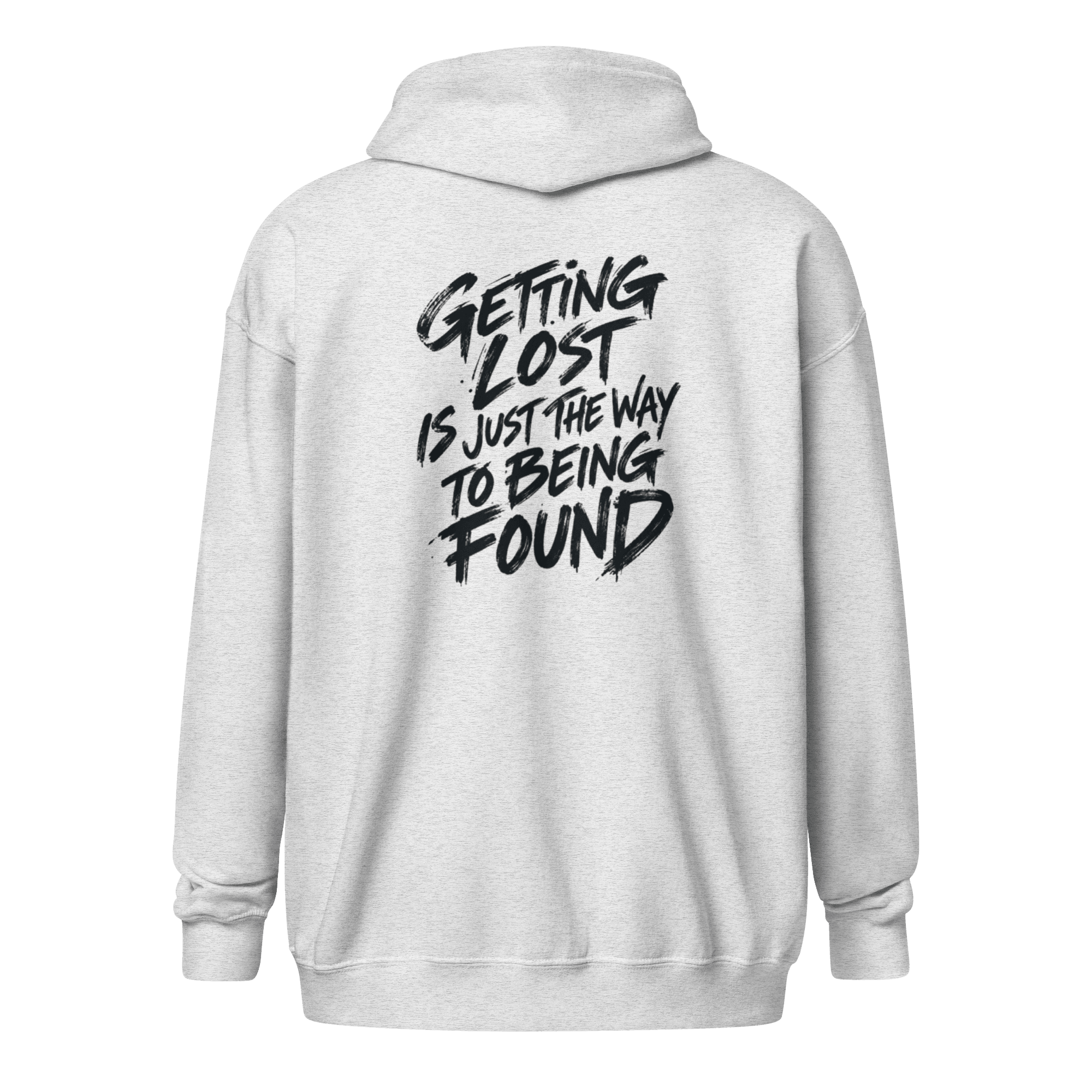 Learning to Let Go front/back ZIP UP