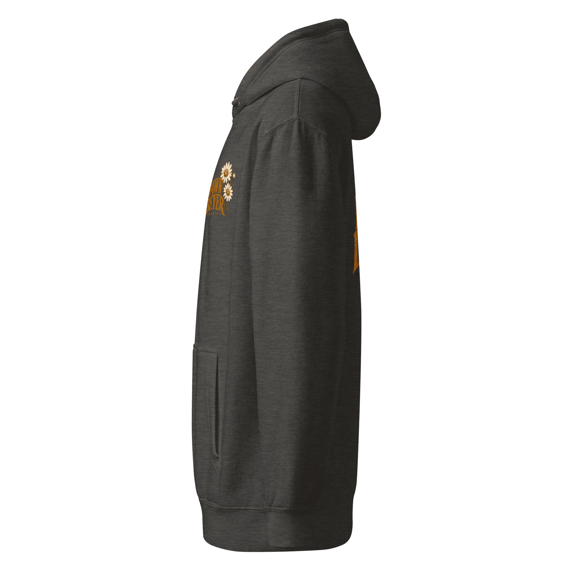 I'm a Daisy front/ back Unisex premium mid-weight hoodie - Image 15