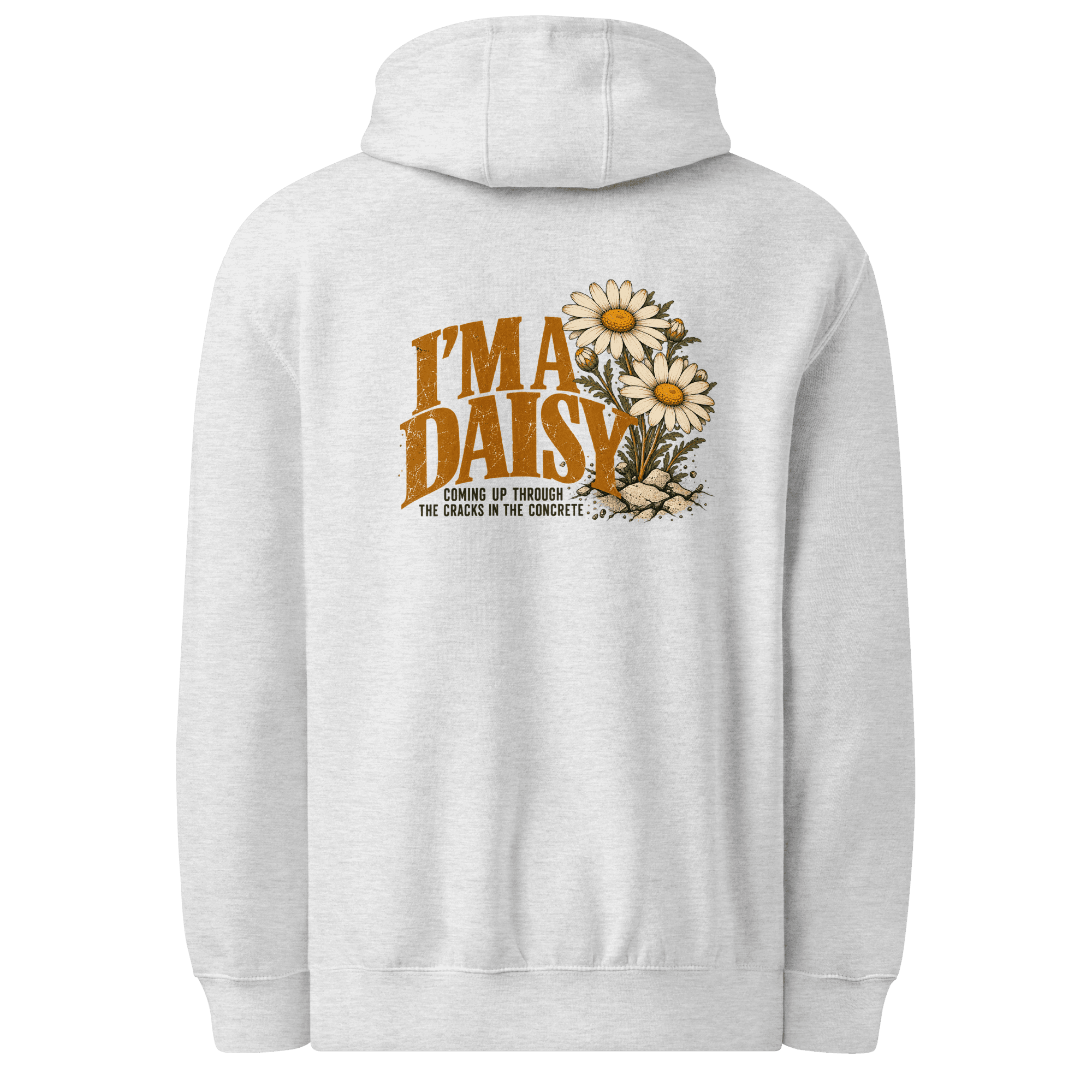 I'm a Daisy front/ back Unisex premium mid-weight hoodie - Image 11