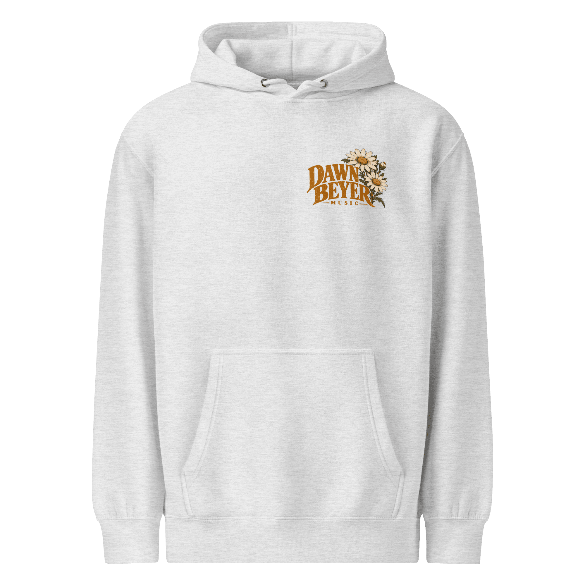 I'm a Daisy front/ back Unisex premium mid-weight hoodie - Image 4