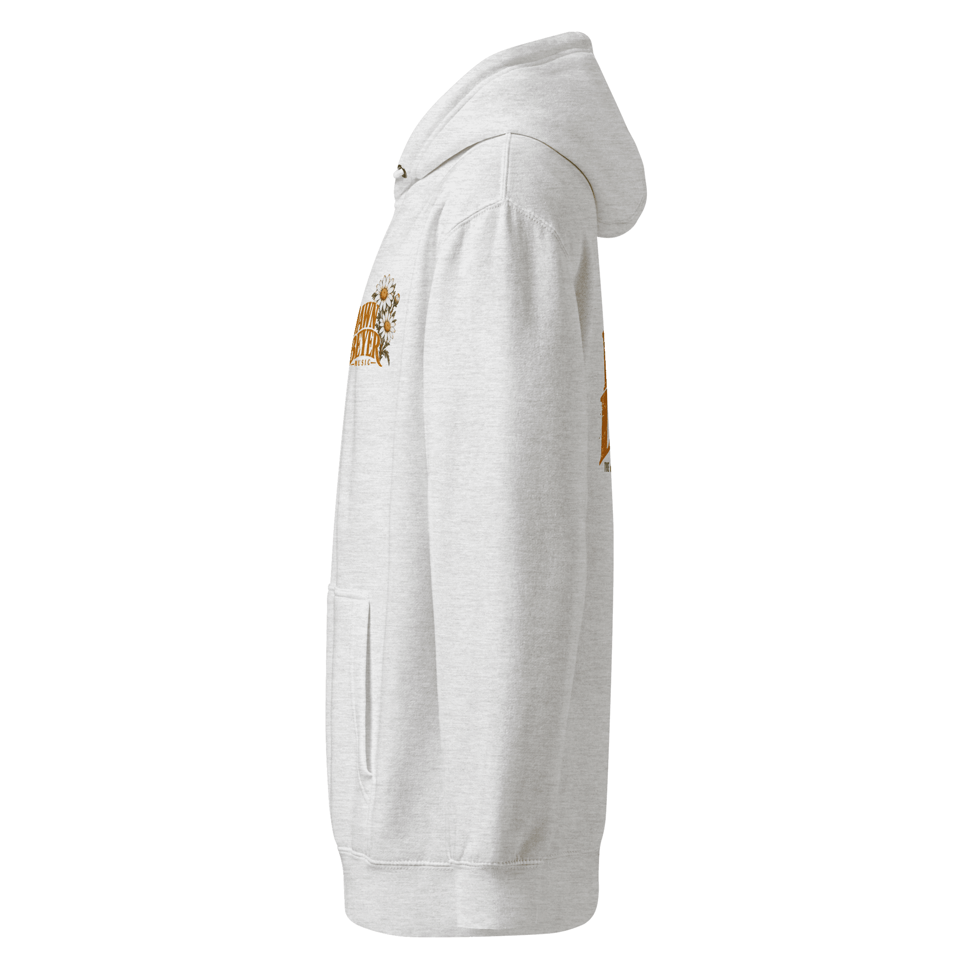 I'm a Daisy front/ back Unisex premium mid-weight hoodie - Image 17