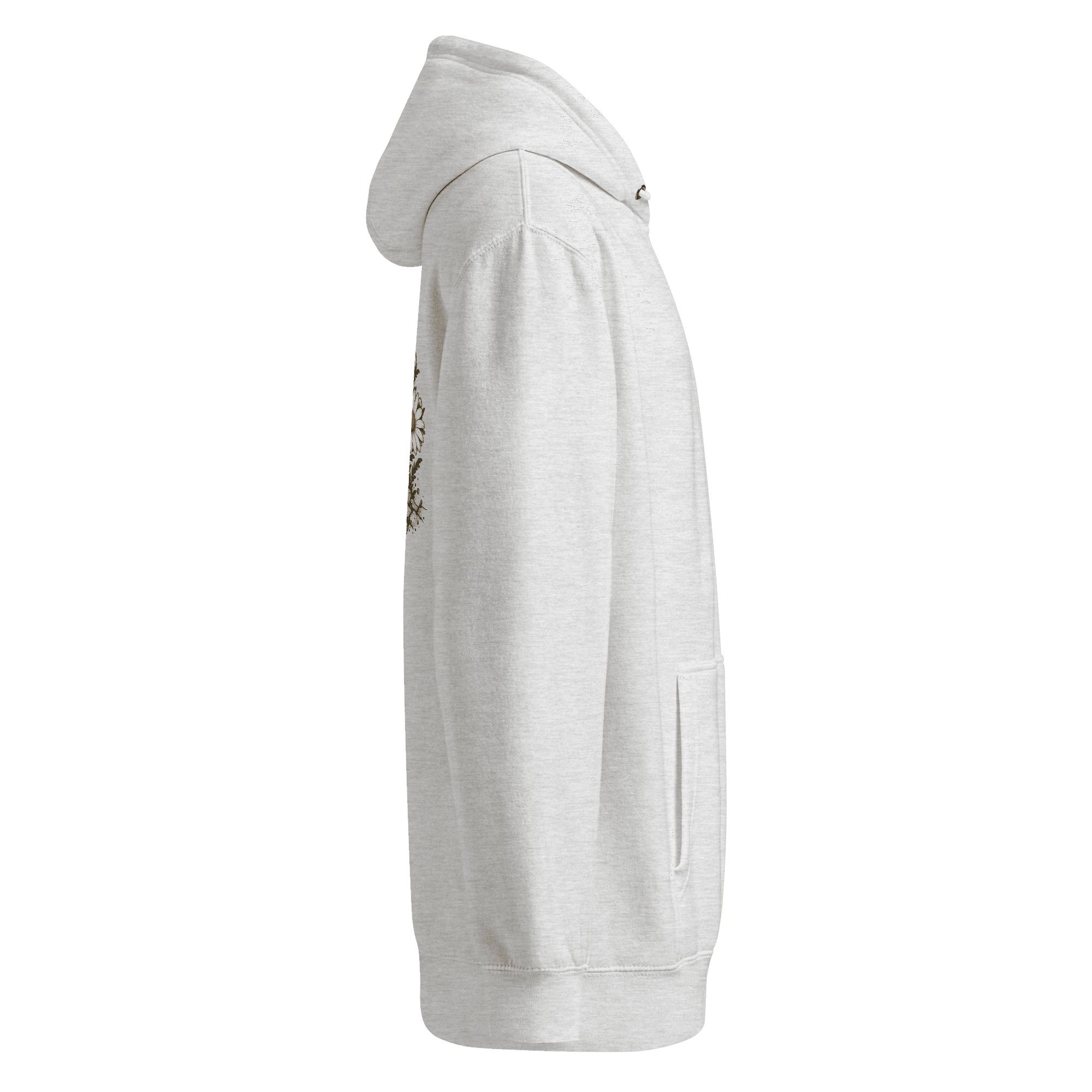 I'm a Daisy front/ back Unisex premium mid-weight hoodie - Image 24