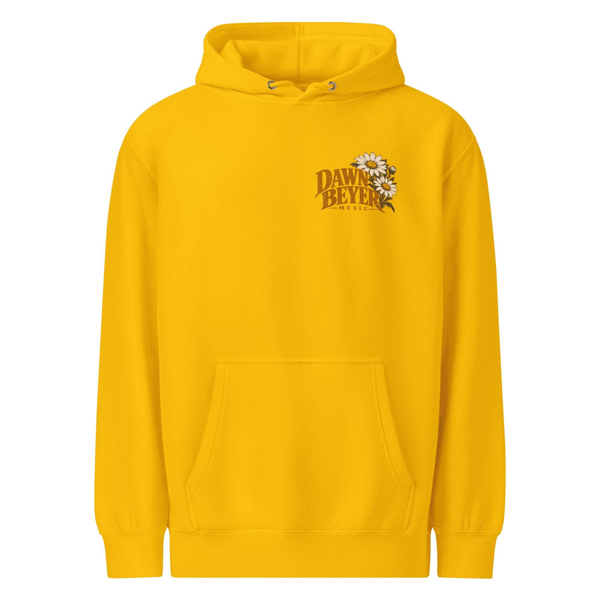 I'm a Daisy front/ back Unisex premium mid-weight hoodie - Image 3