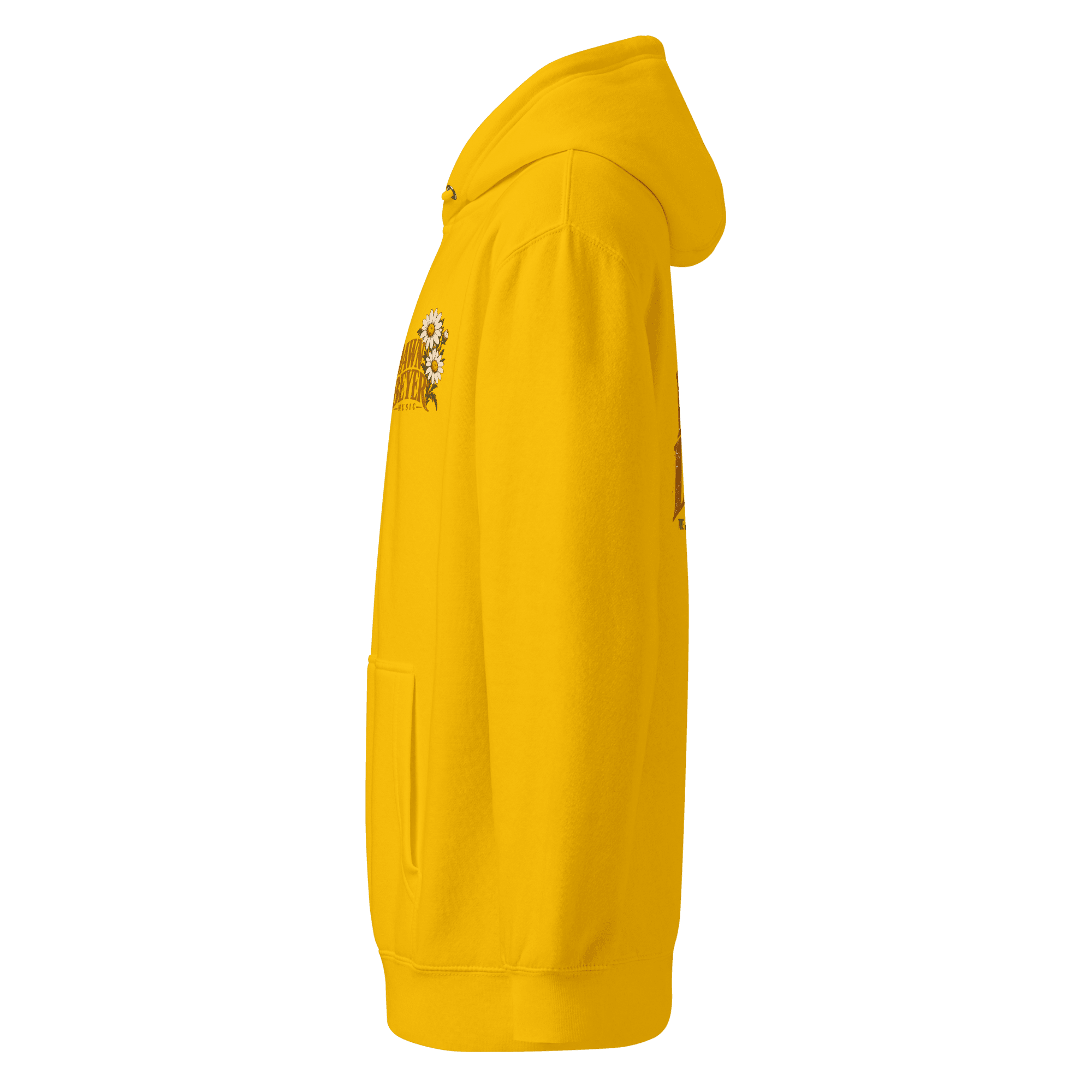 I'm a Daisy front/ back Unisex premium mid-weight hoodie - Image 16