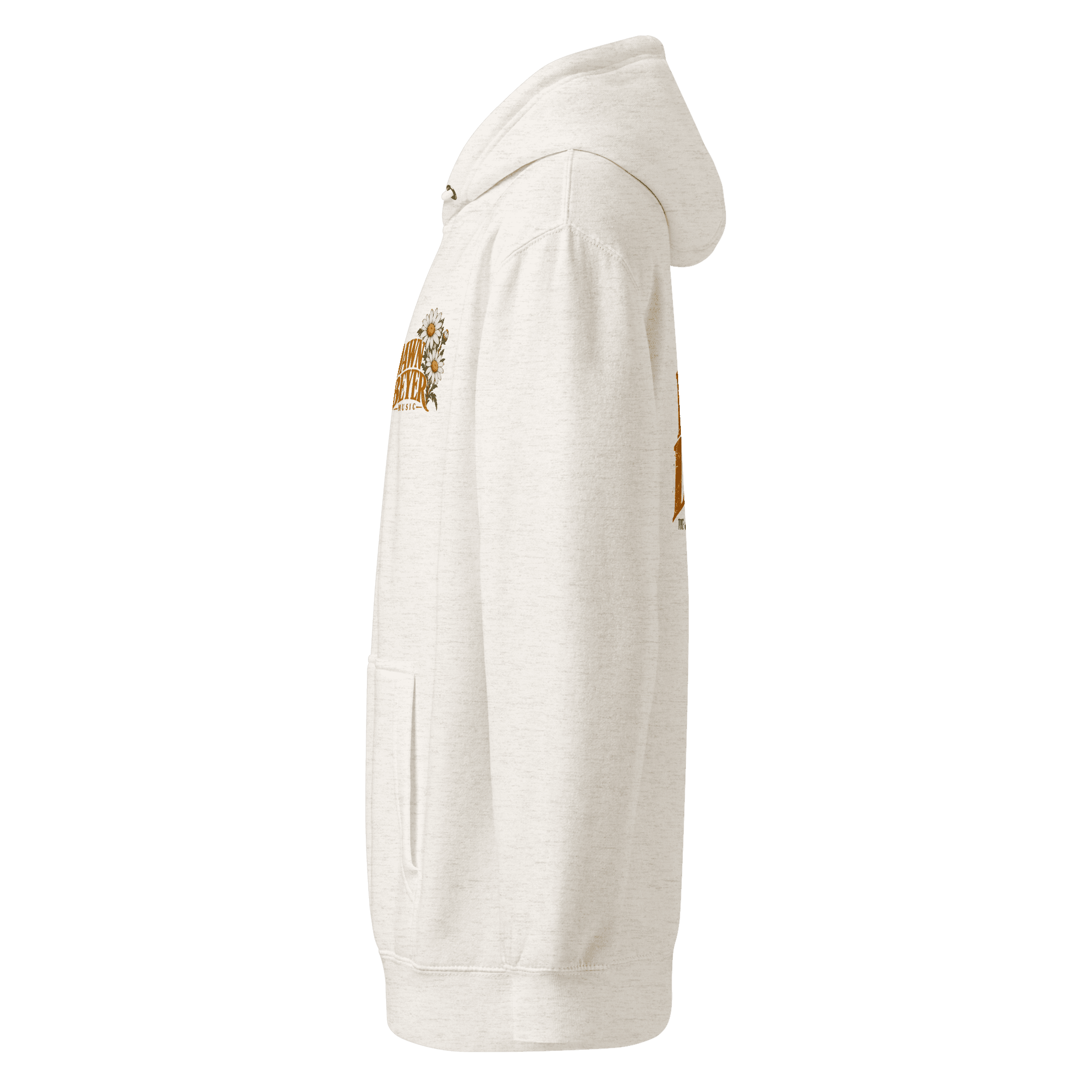 I'm a Daisy front/ back Unisex premium mid-weight hoodie - Image 18