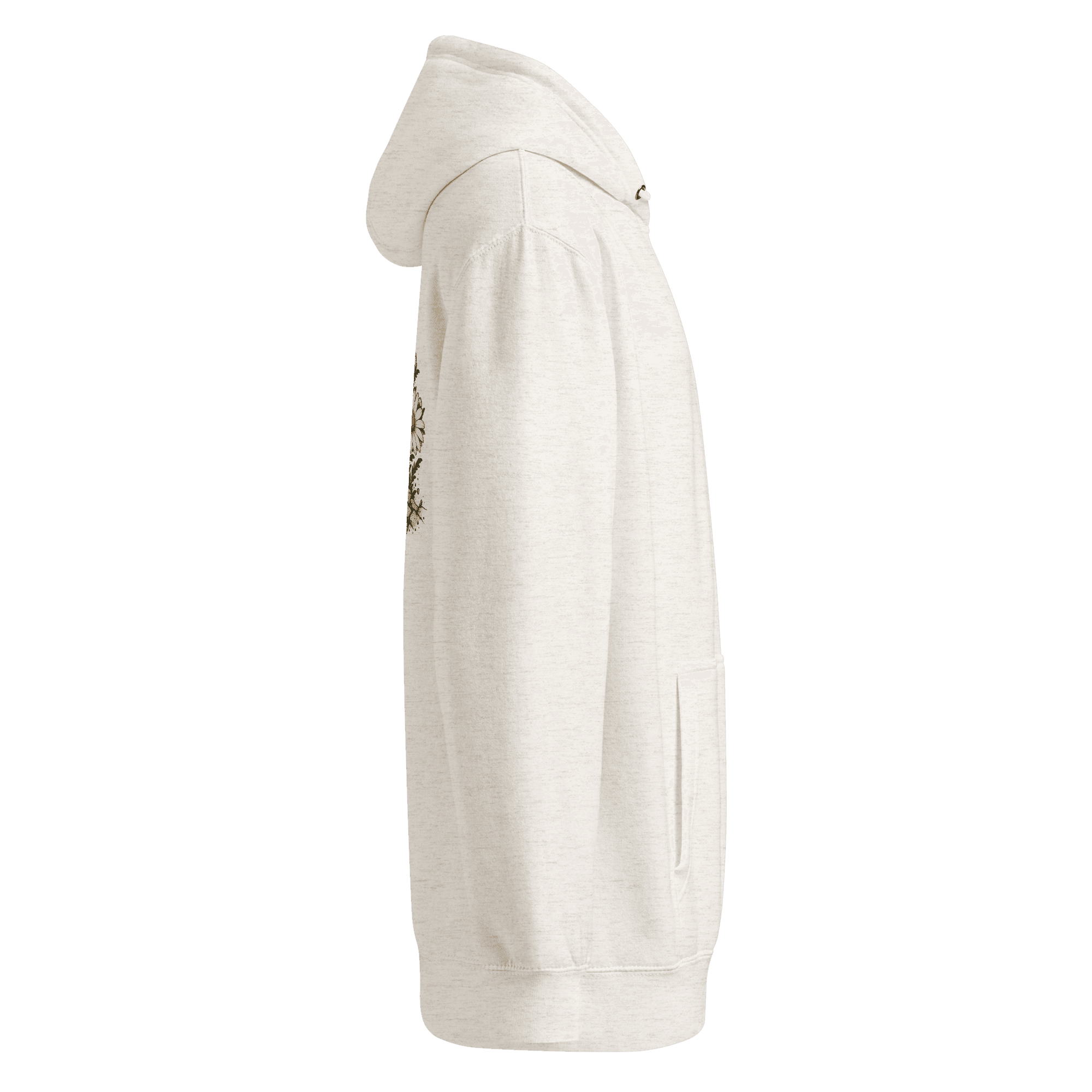 I'm a Daisy front/ back Unisex premium mid-weight hoodie - Image 25