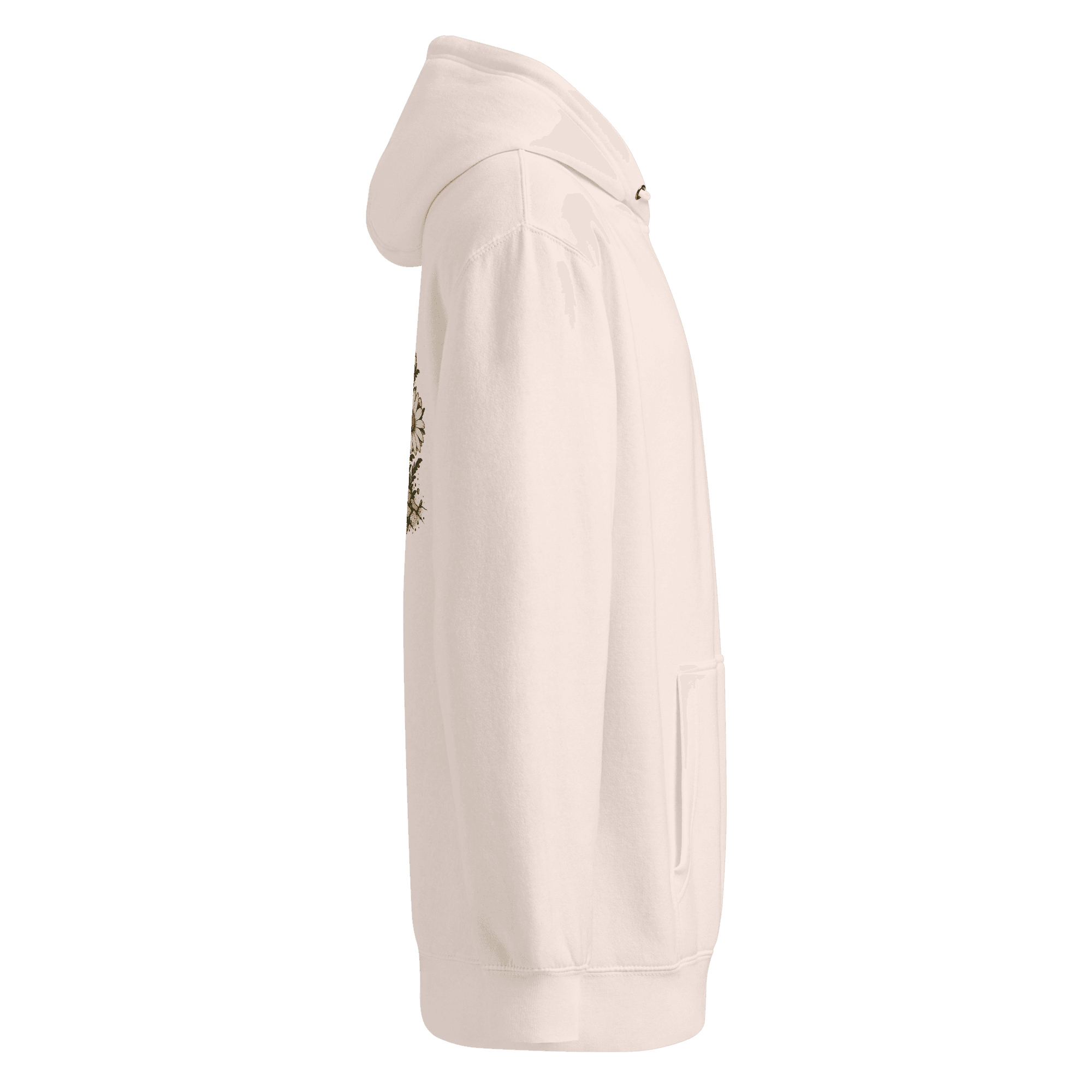 I'm a Daisy front/ back Unisex premium mid-weight hoodie - Image 26