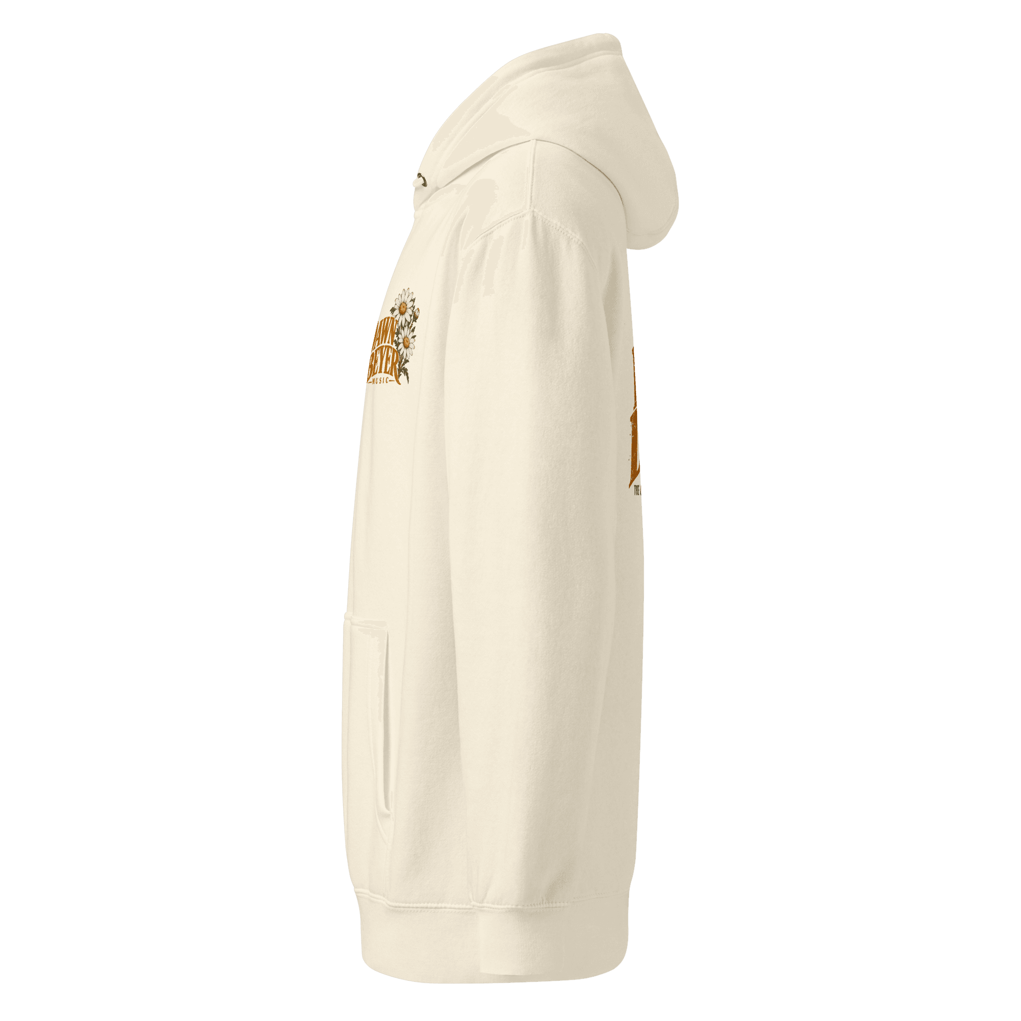 I'm a Daisy front/ back Unisex premium mid-weight hoodie - Image 20