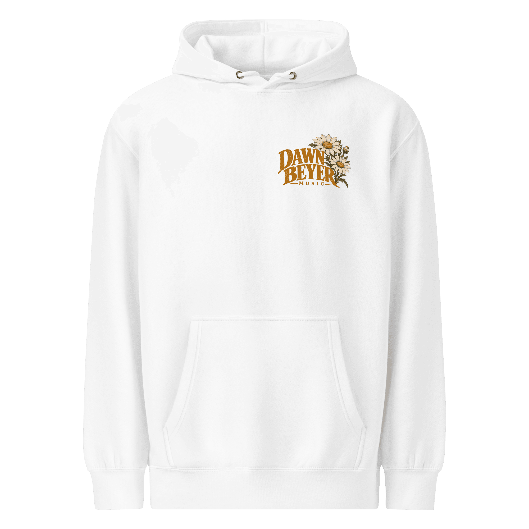 I'm a Daisy front/ back Unisex premium mid-weight hoodie - Image 8