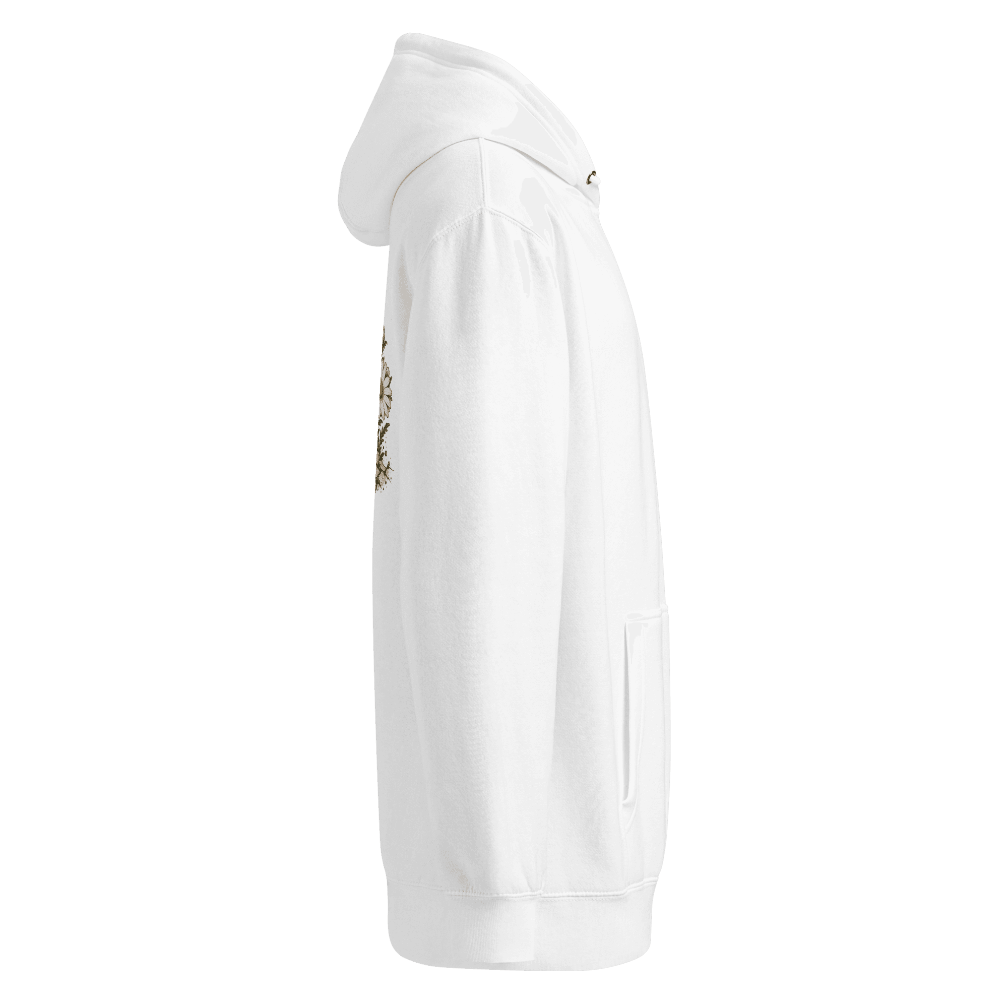 I'm a Daisy front/ back Unisex premium mid-weight hoodie - Image 28