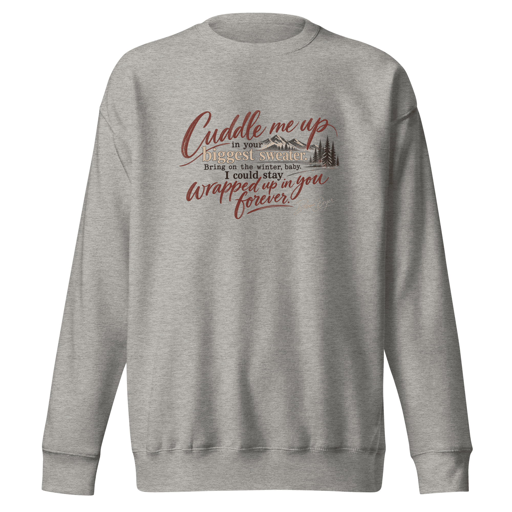 Cuddle me up Unisex Premium Sweatshirt - Image 15