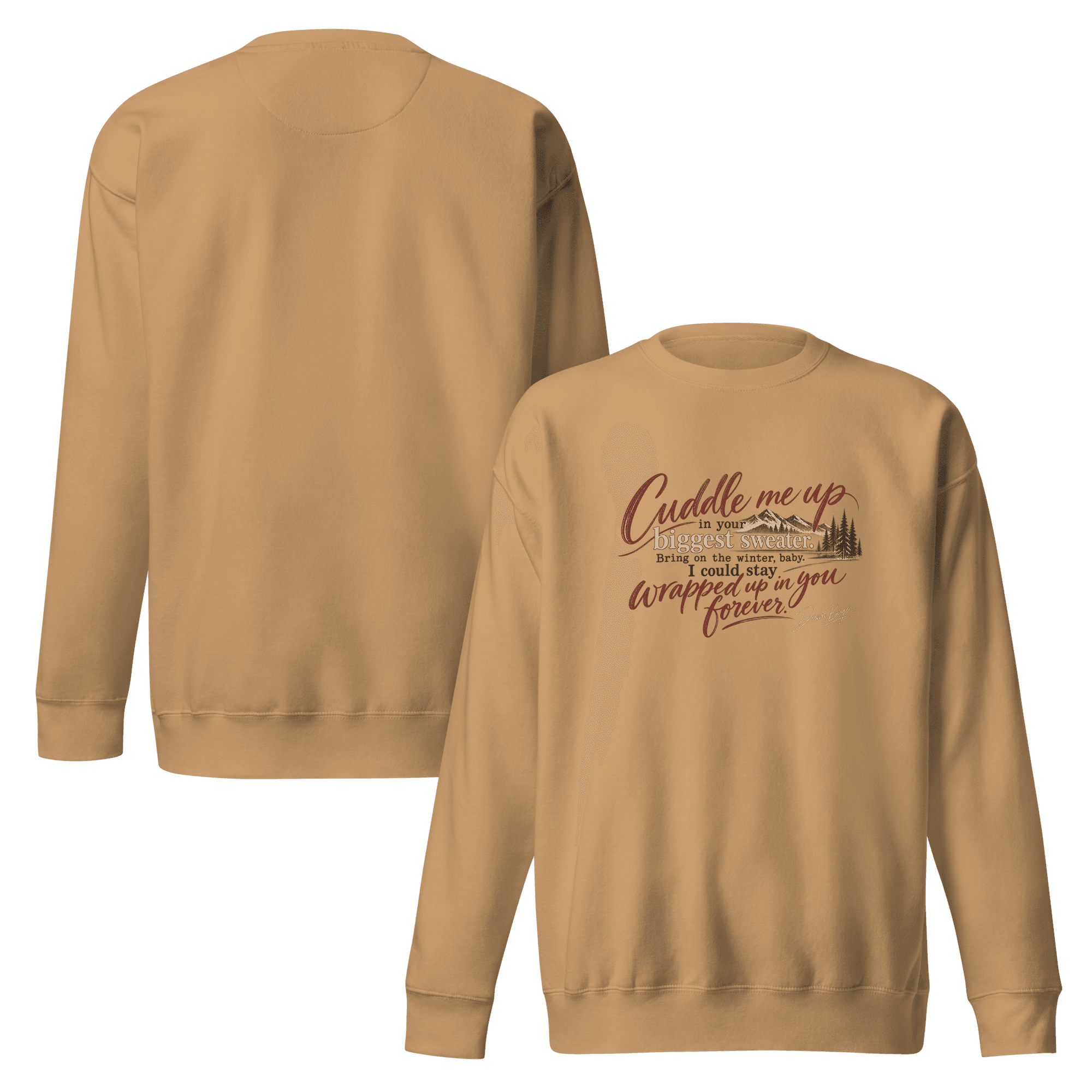 Cuddle me up Unisex Premium Sweatshirt - Image 25