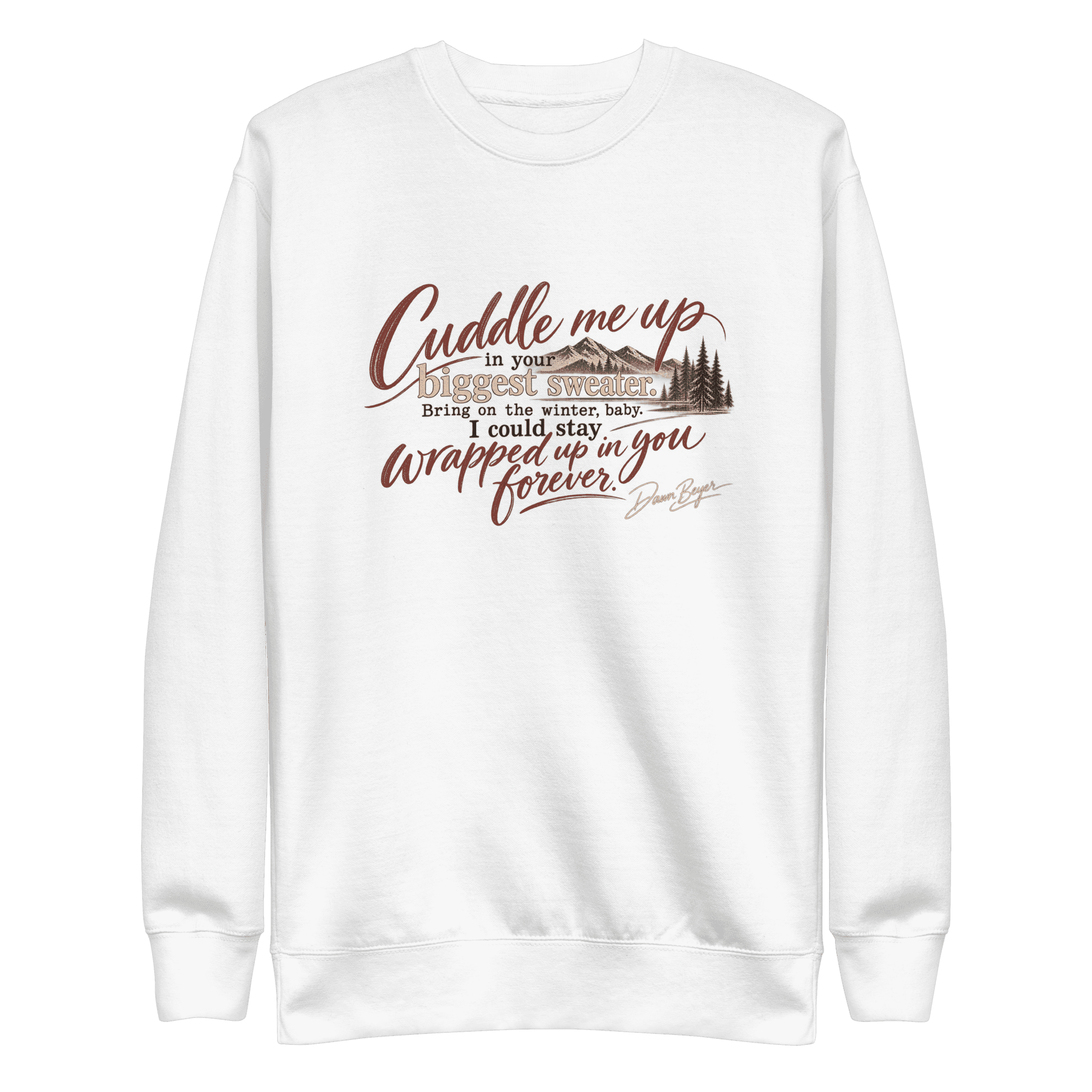 Cuddle me up Unisex Premium Sweatshirt - Image 20