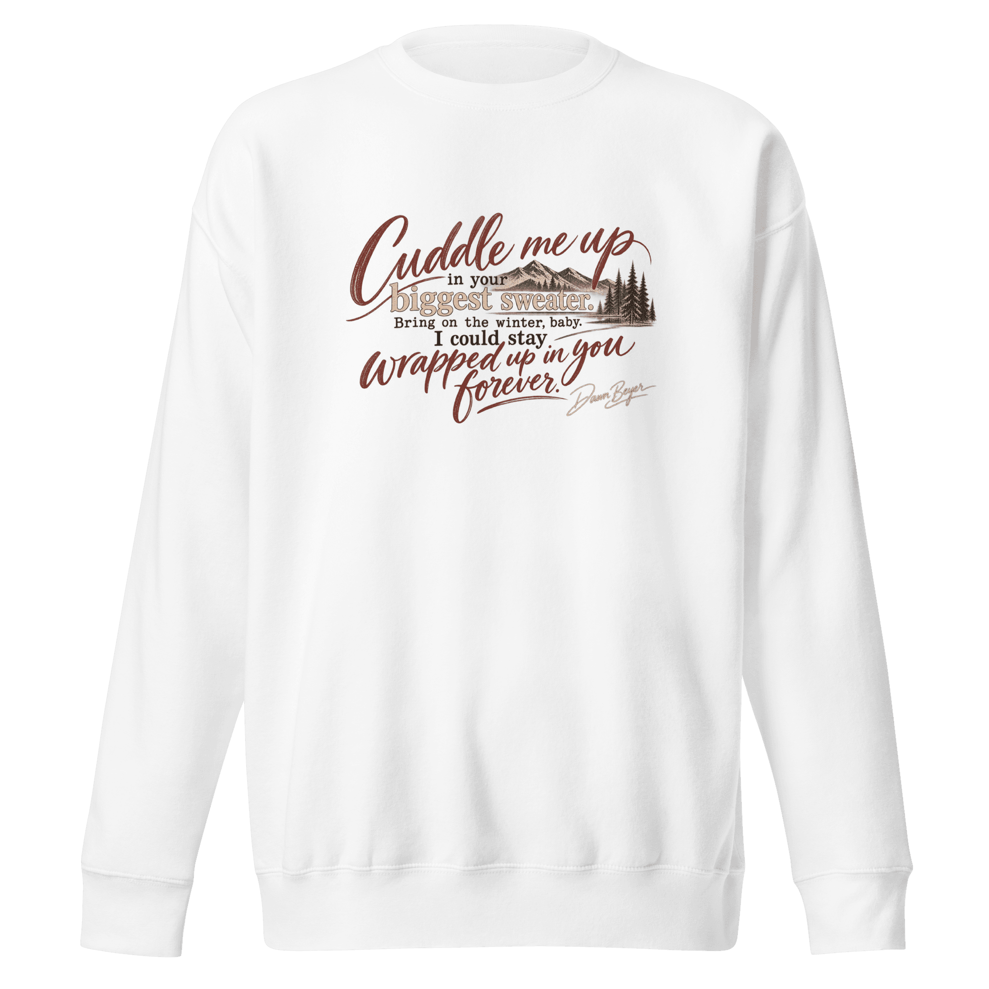 Cuddle me up Unisex Premium Sweatshirt - Image 16