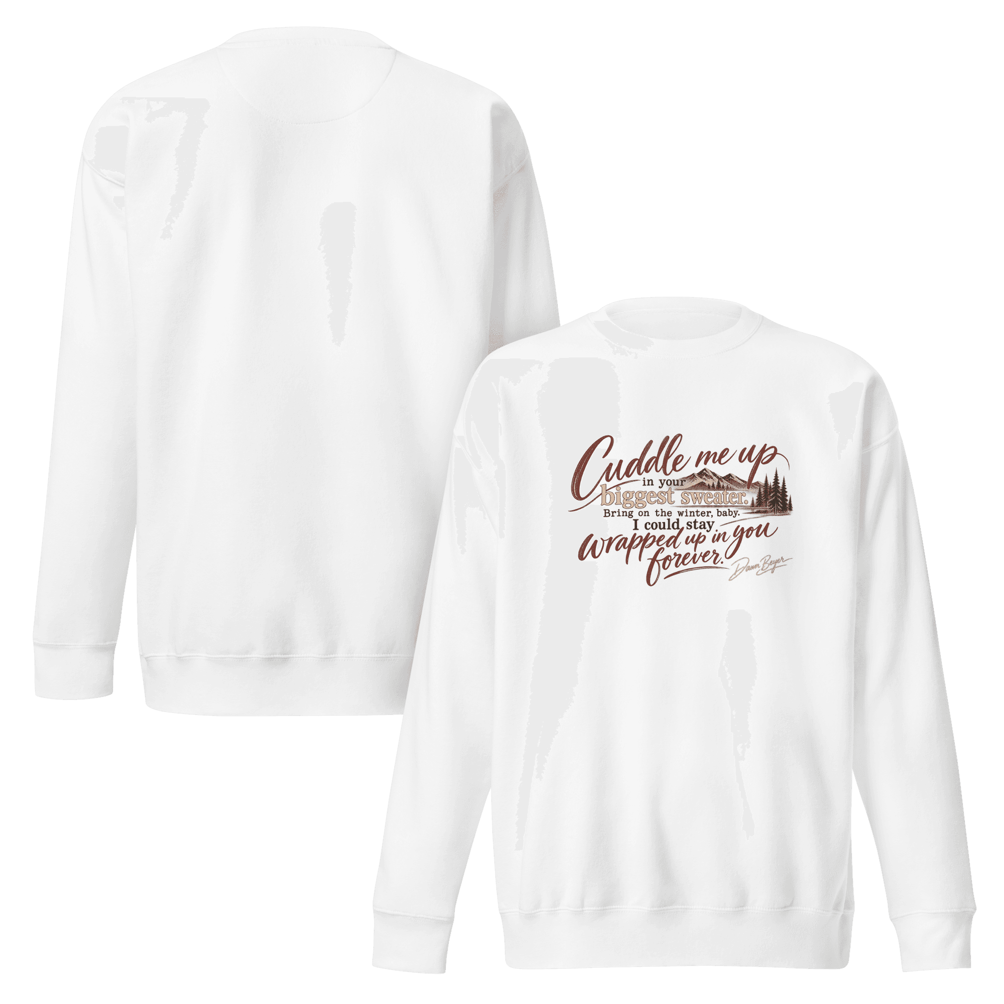 Cuddle me up Unisex Premium Sweatshirt - Image 28