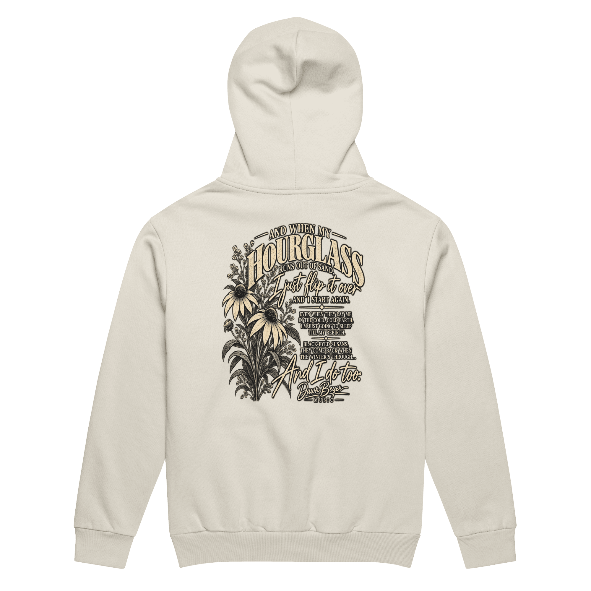 Hourglass (I'm a Daisy) HOODIE SNOB Urban garment-dyed hoodie - Image 5