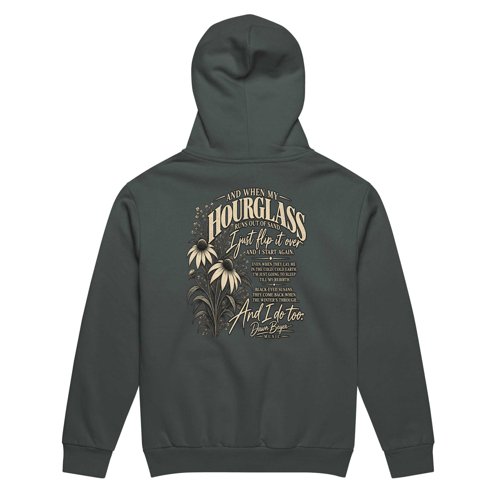 Hourglass (I'm a Daisy) HOODIE SNOB Urban garment-dyed hoodie - Image 2