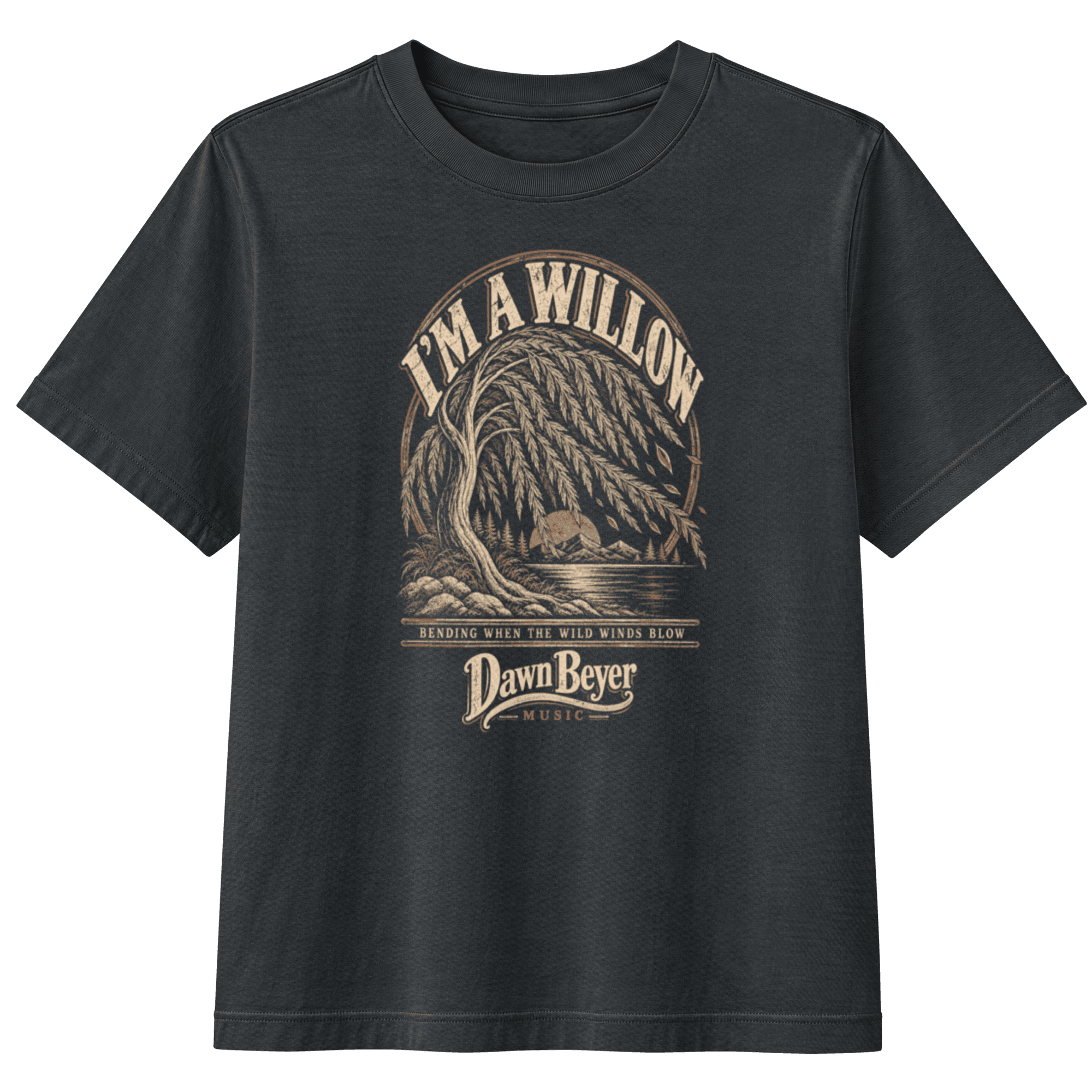 I'm a Willow Women's Heavyweight Garment Dye Tee Bella + Canvas 6110GD - Image 3