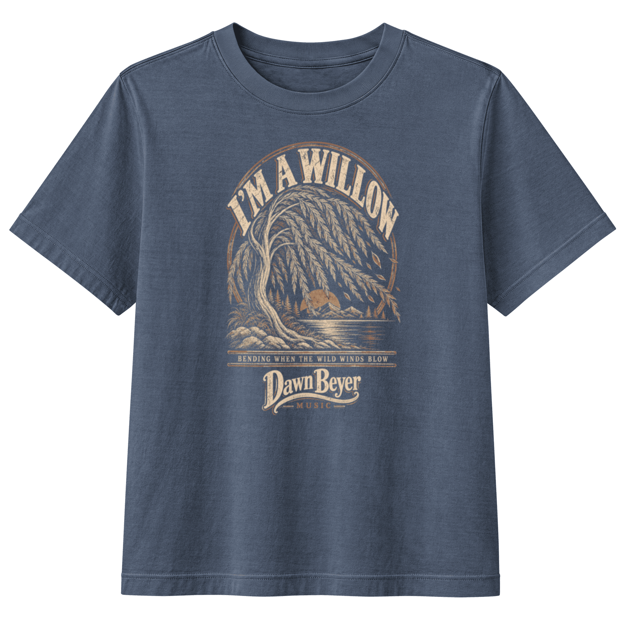 I'm a Willow Women's Heavyweight Garment Dye Tee Bella + Canvas 6110GD - Image 4